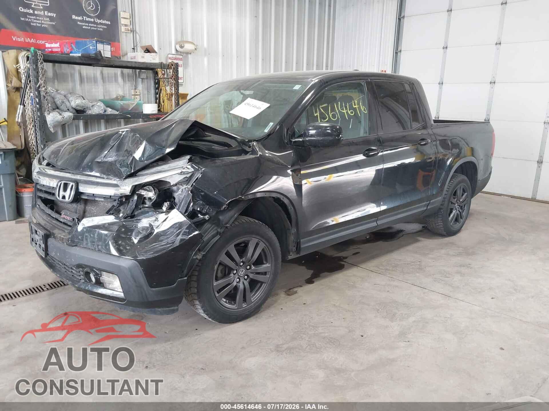 HONDA RIDGELINE 2017 - 5FPYK3F13HB005325