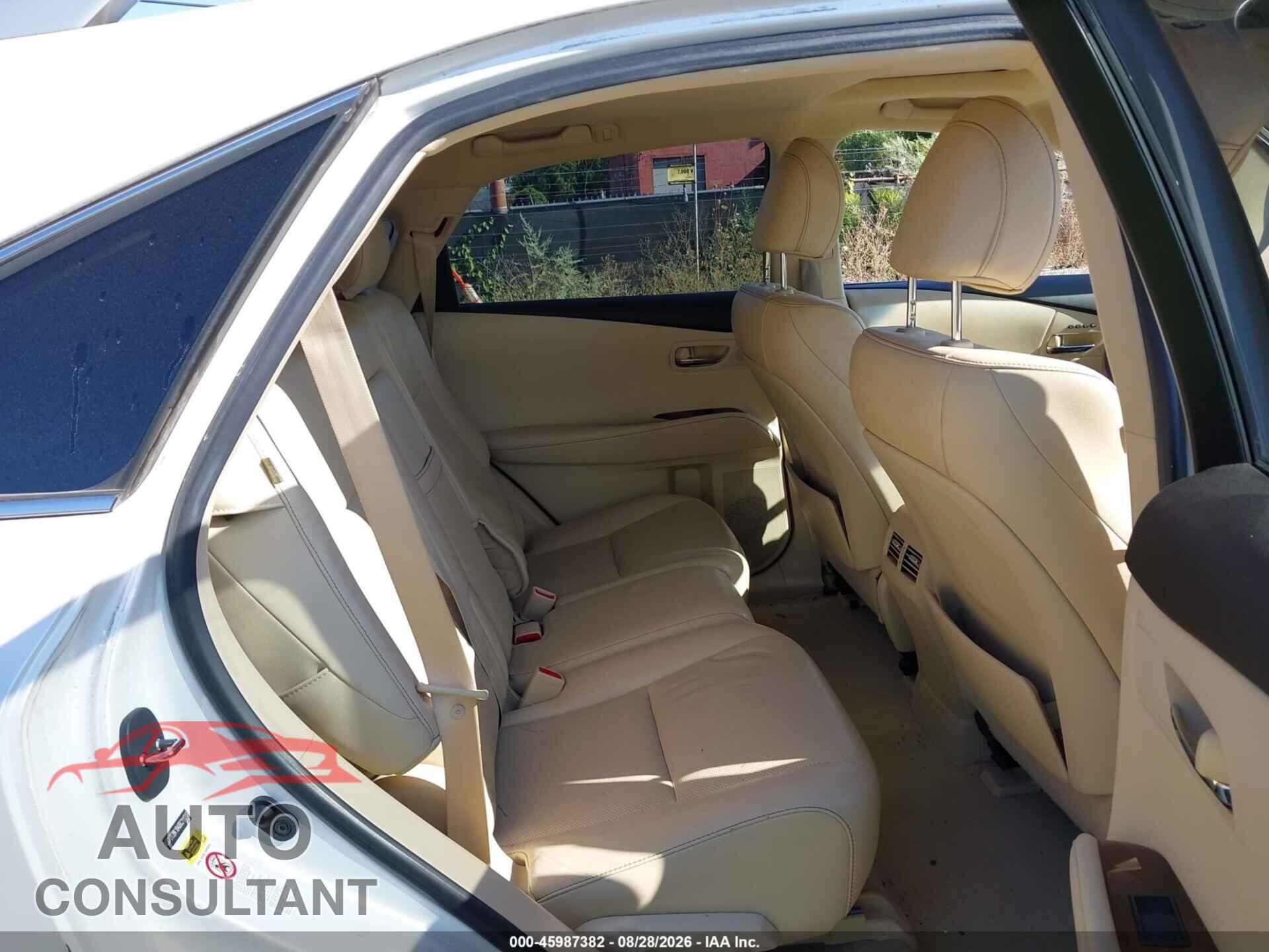LEXUS RX 350 2013 - 2T2BK1BA0DC211317