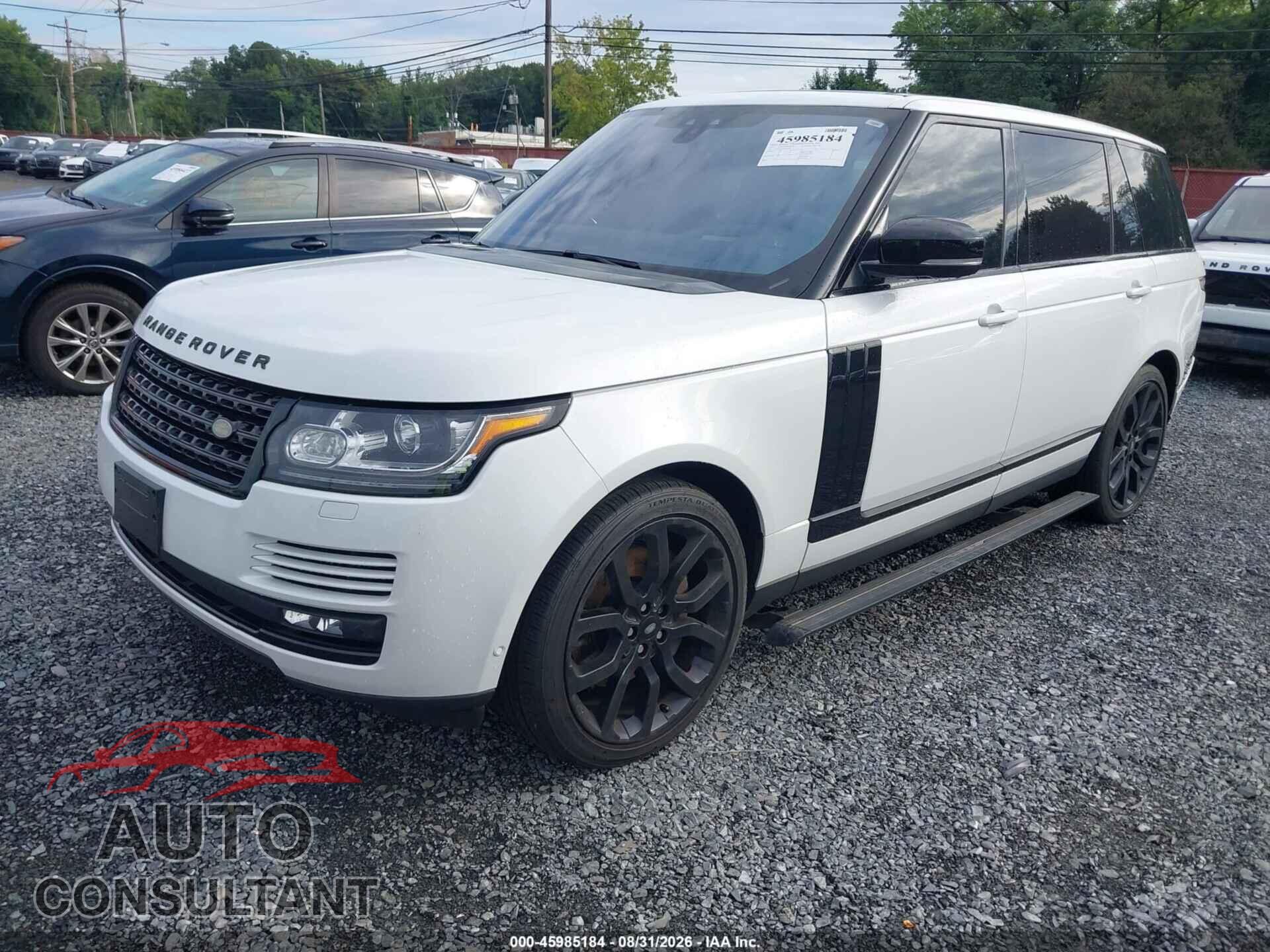 LAND ROVER RANGE ROVER 2017 - SALGS5FE5HA348268