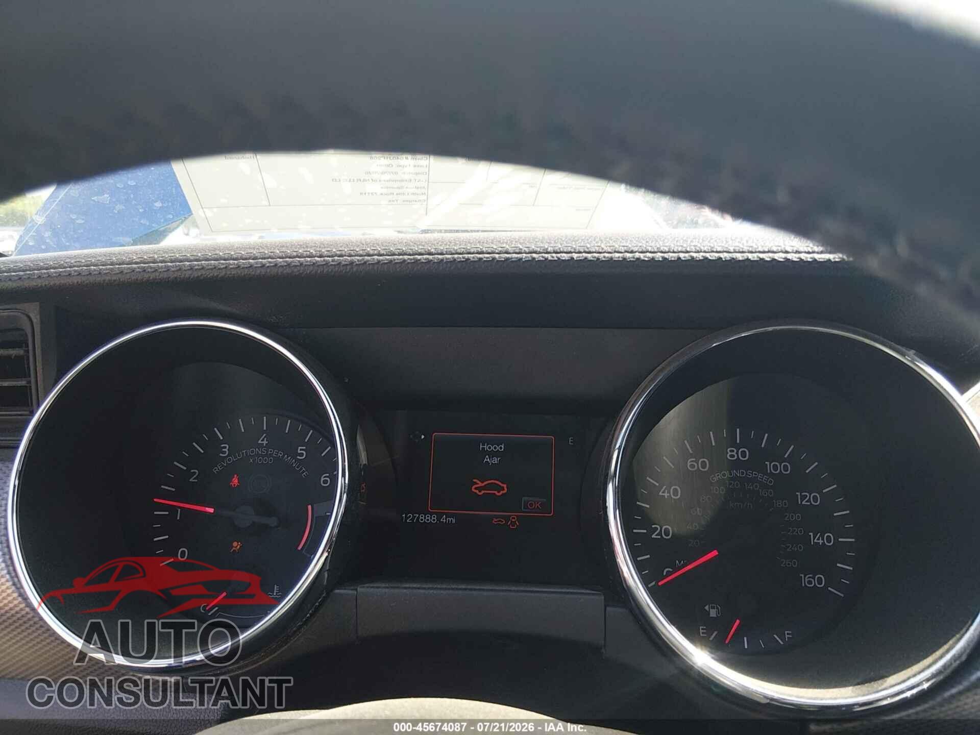 FORD MUSTANG 2017 - 1FA6P8CF6H5246608