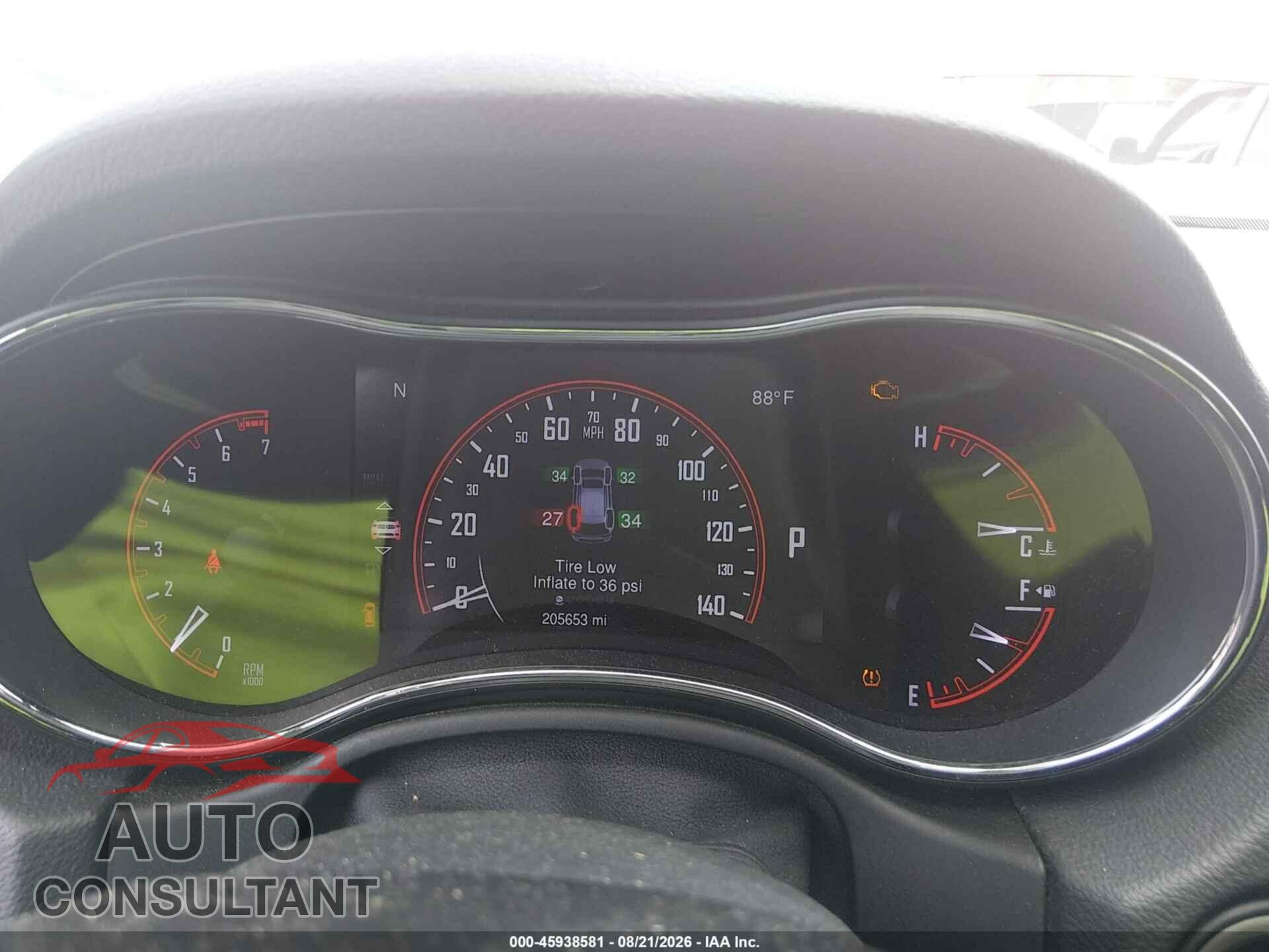 DODGE DURANGO 2015 - 1C4RDHAG8FC834109