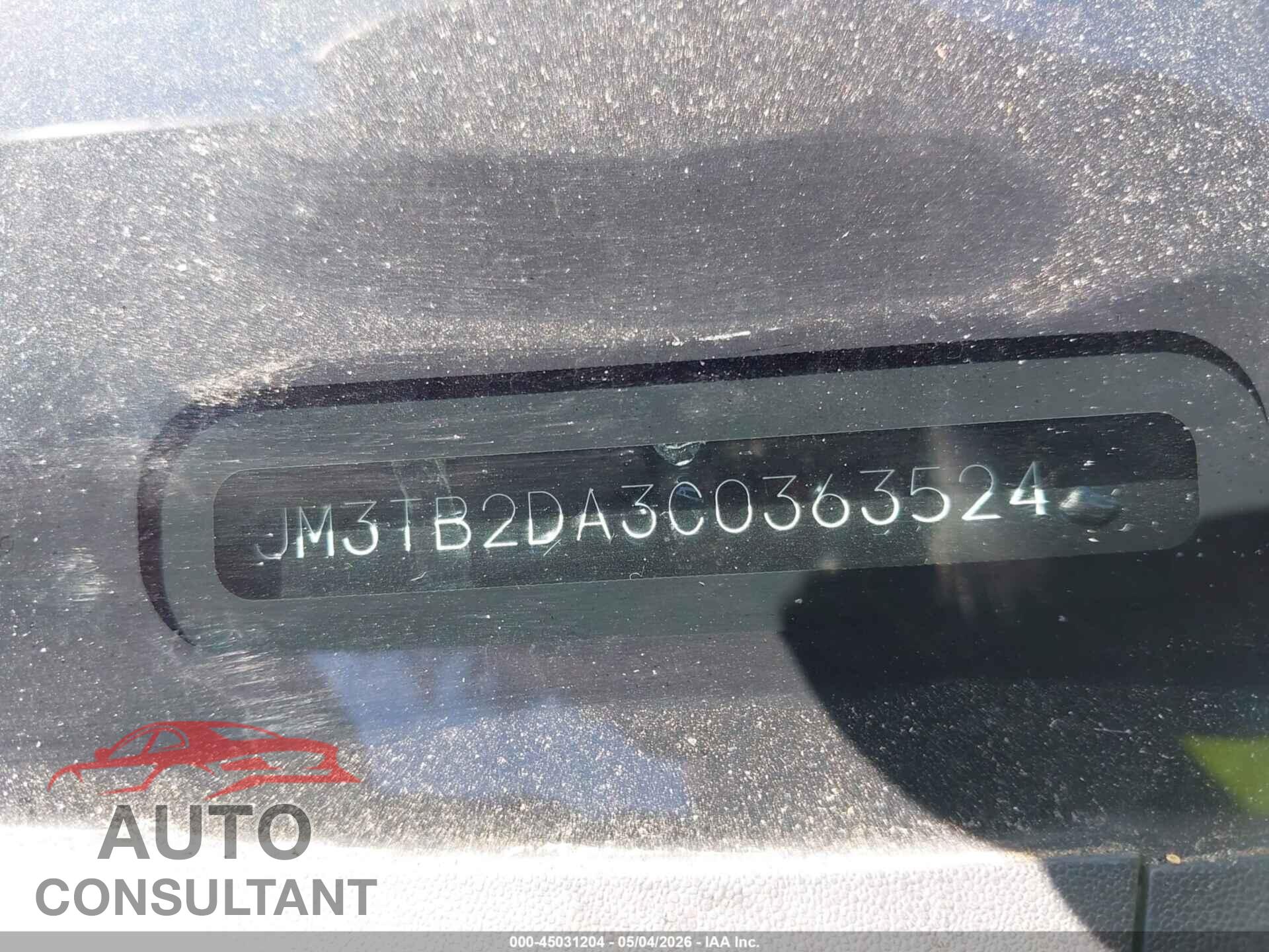 MAZDA CX-9 2012 - JM3TB2DA3C0363524
