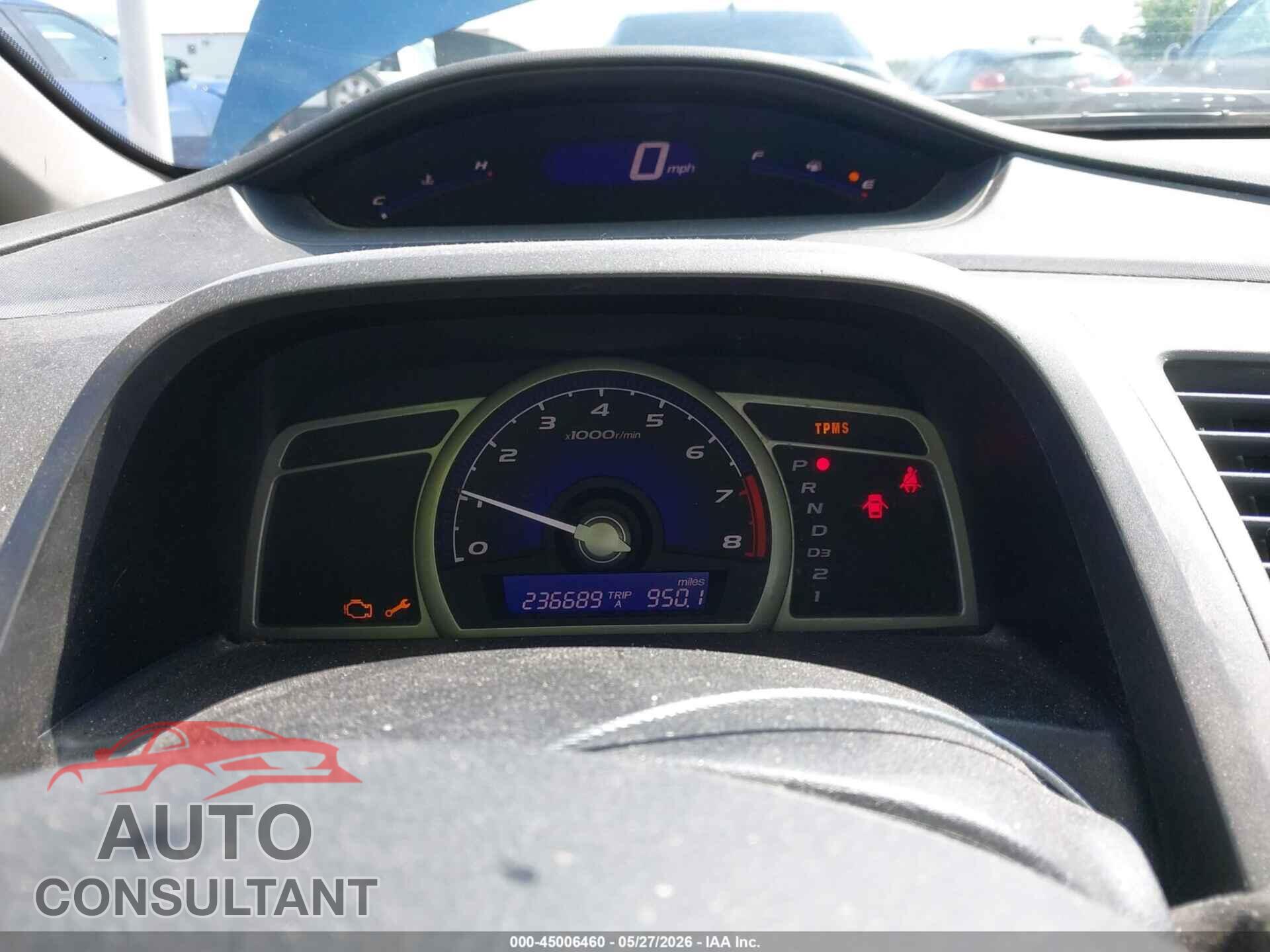HONDA CIVIC 2010 - 19XFA1F6XAE019270