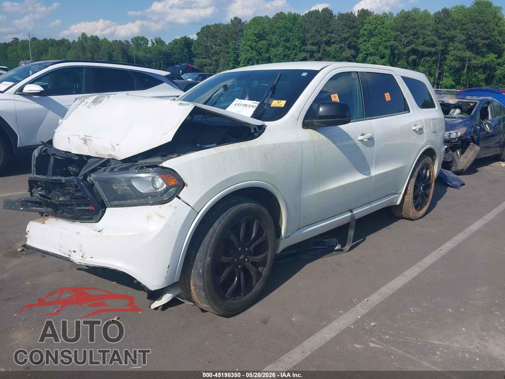DODGE DURANGO 2019 - 1C4RDHAGXKC847762