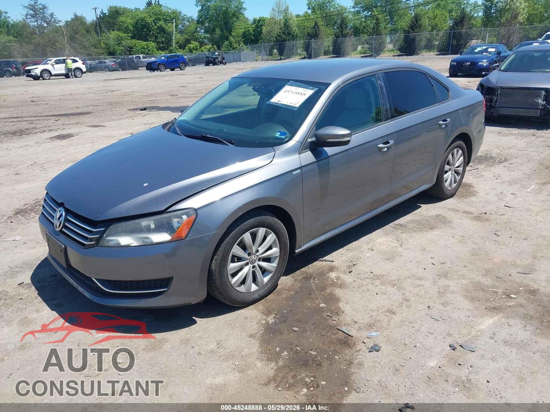 VOLKSWAGEN PASSAT 2015 - 1VWAT7A37FC063484