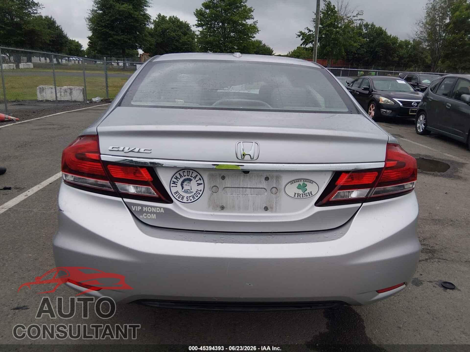 HONDA CIVIC 2013 - 19XFB2F91DE213641