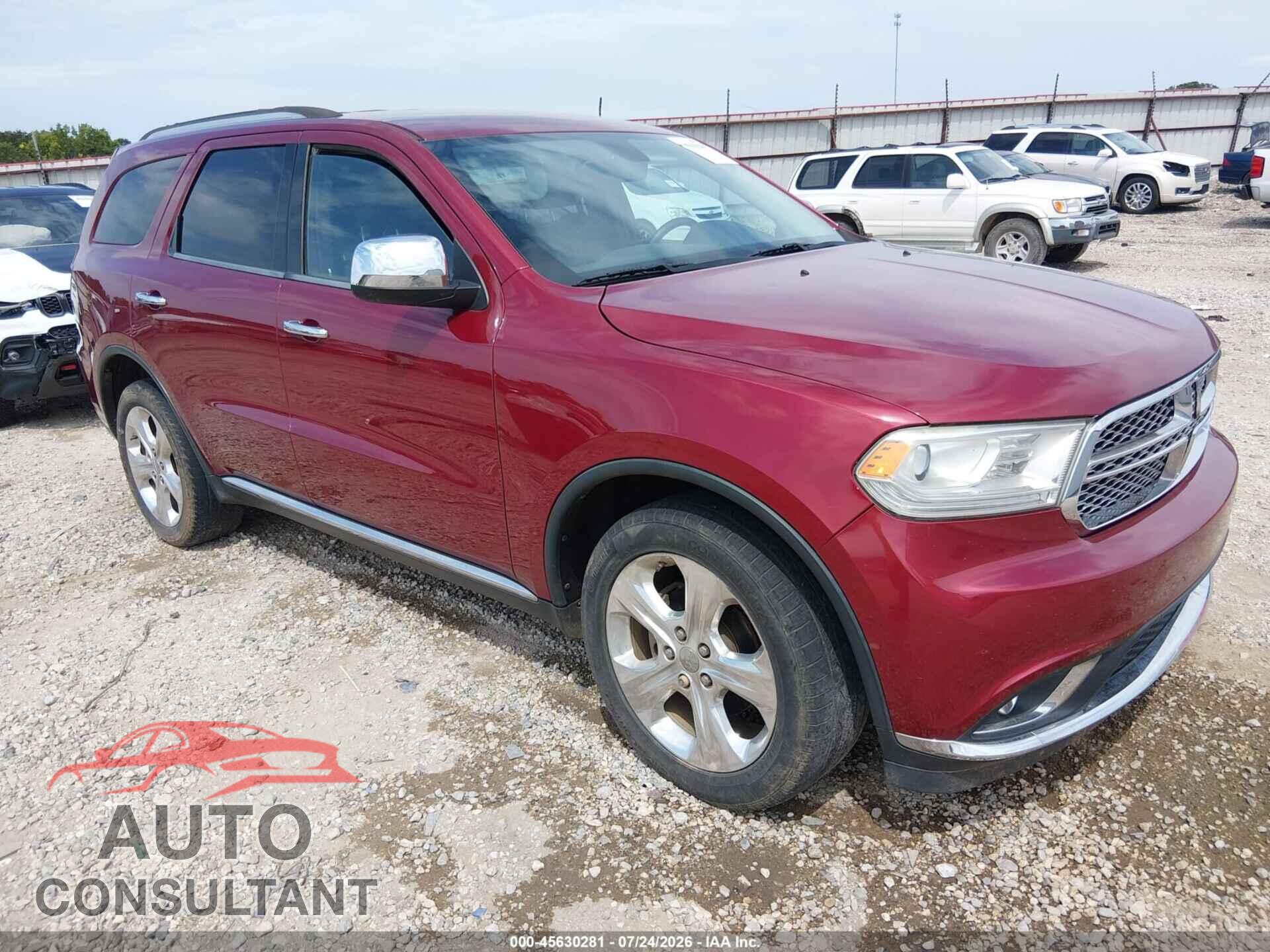 DODGE DURANGO 2015 - 1C4RDJAG0FC947348