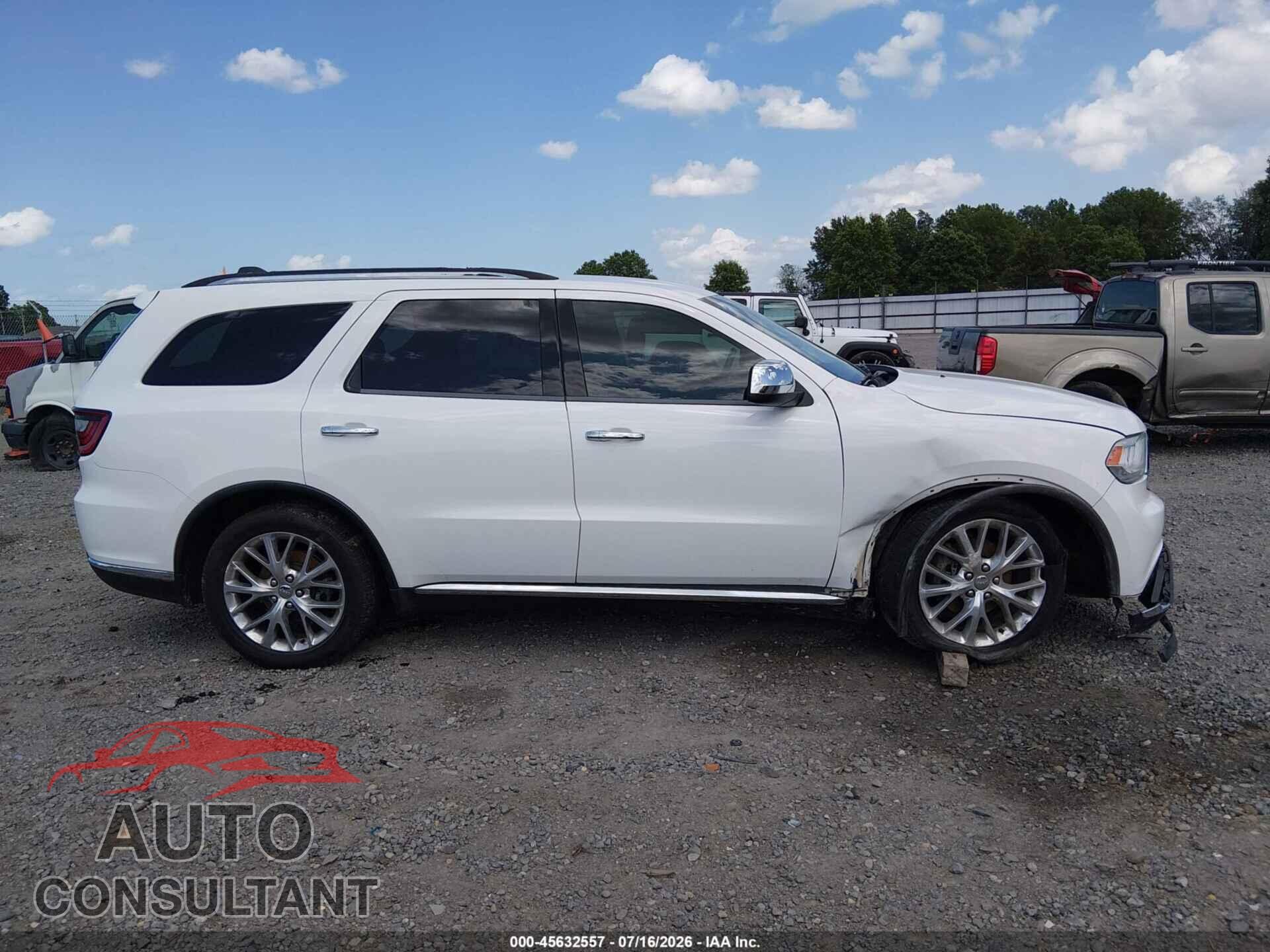 DODGE DURANGO 2016 - 1C4RDHAG3GC483353