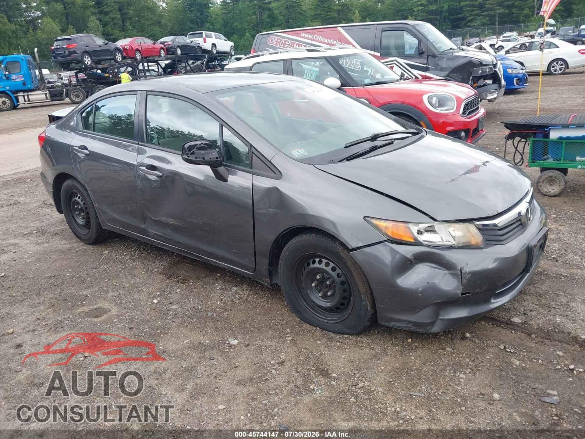 HONDA CIVIC 2012 - 19XFB2F53CE014988