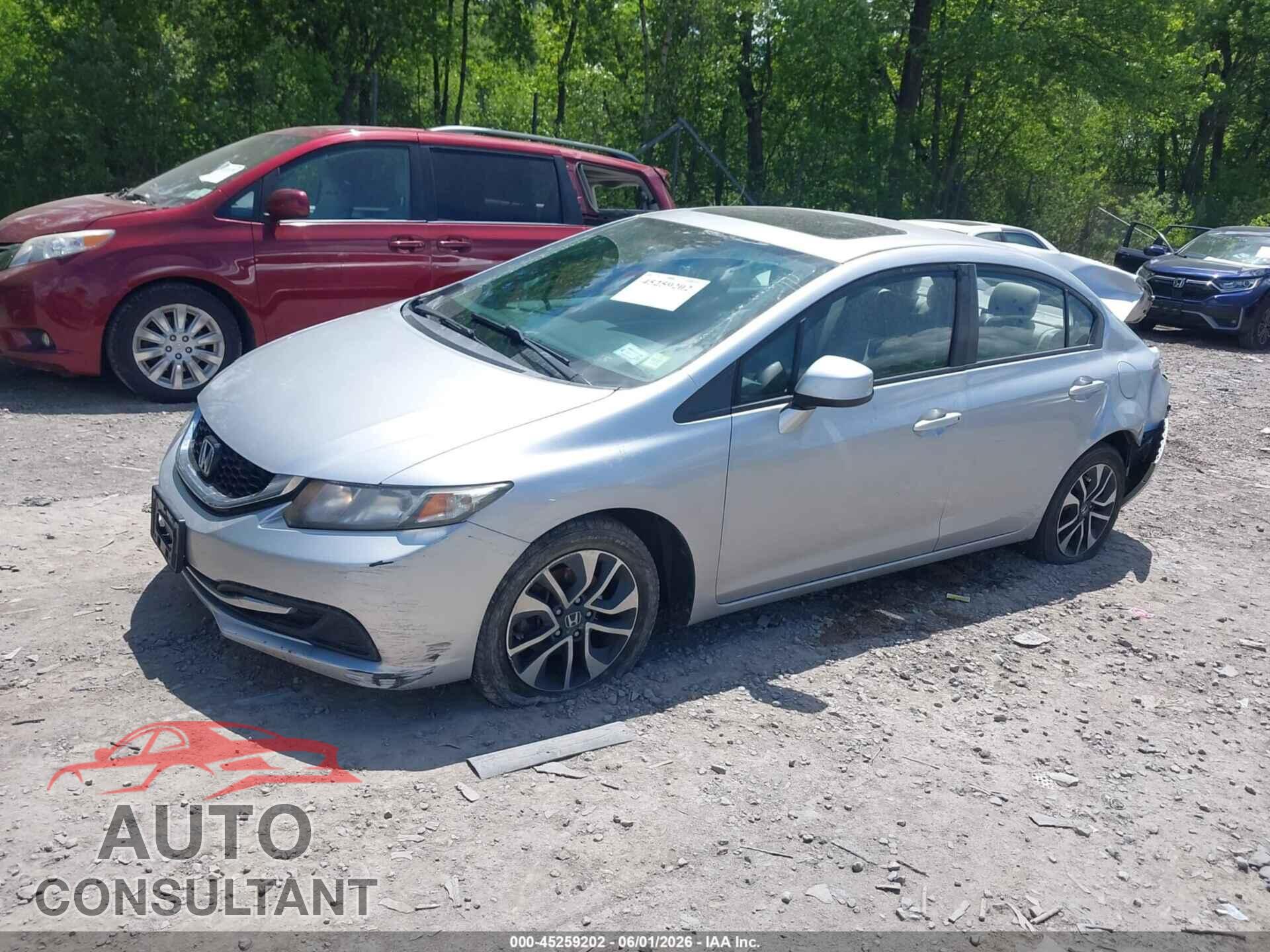 HONDA CIVIC 2013 - 19XFB2F81DE227742
