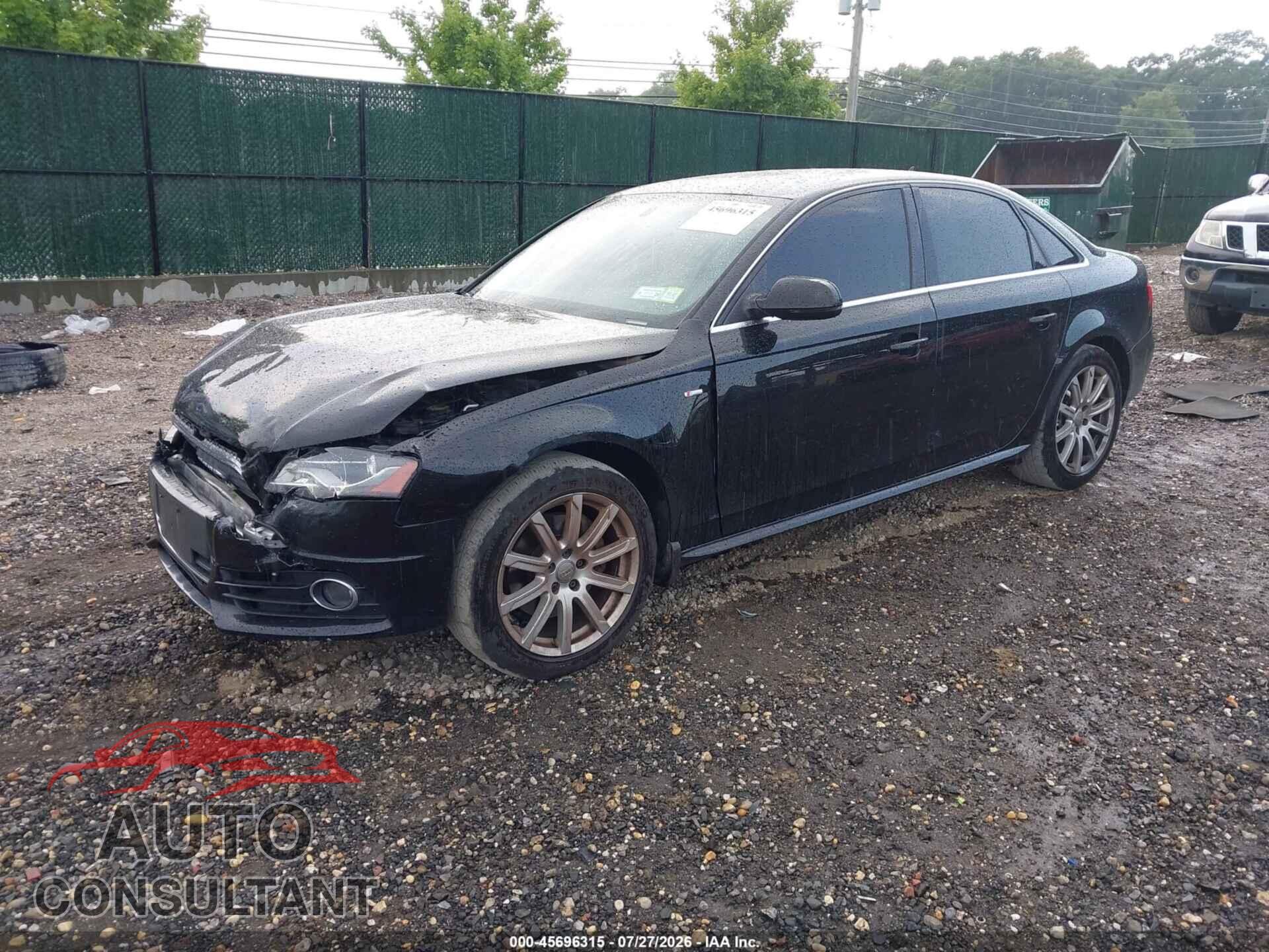 AUDI A4 2012 - WAUFFAFL2CA120197