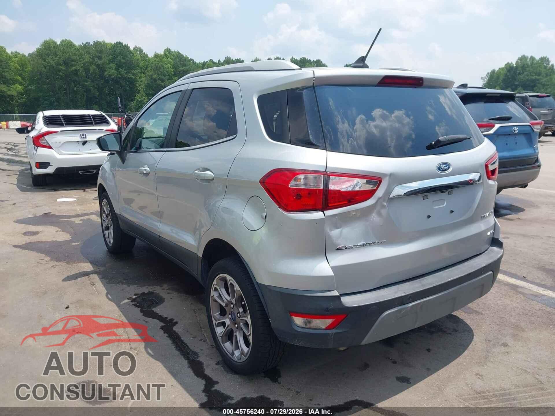 FORD ECOSPORT 2020 - MAJ6S3KL8LC334864