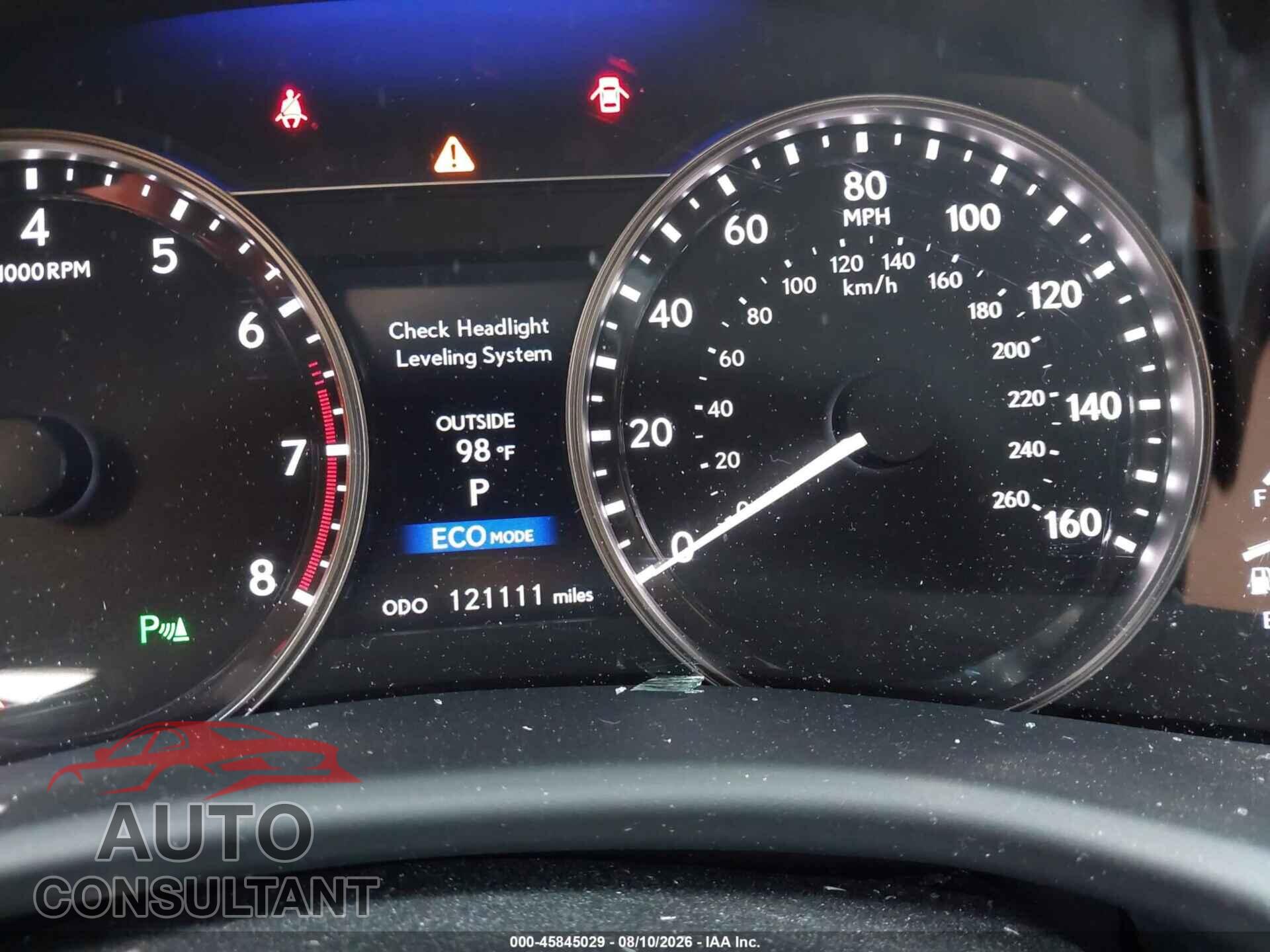 LEXUS GS 350 2013 - JTHCE1BLXD5017102