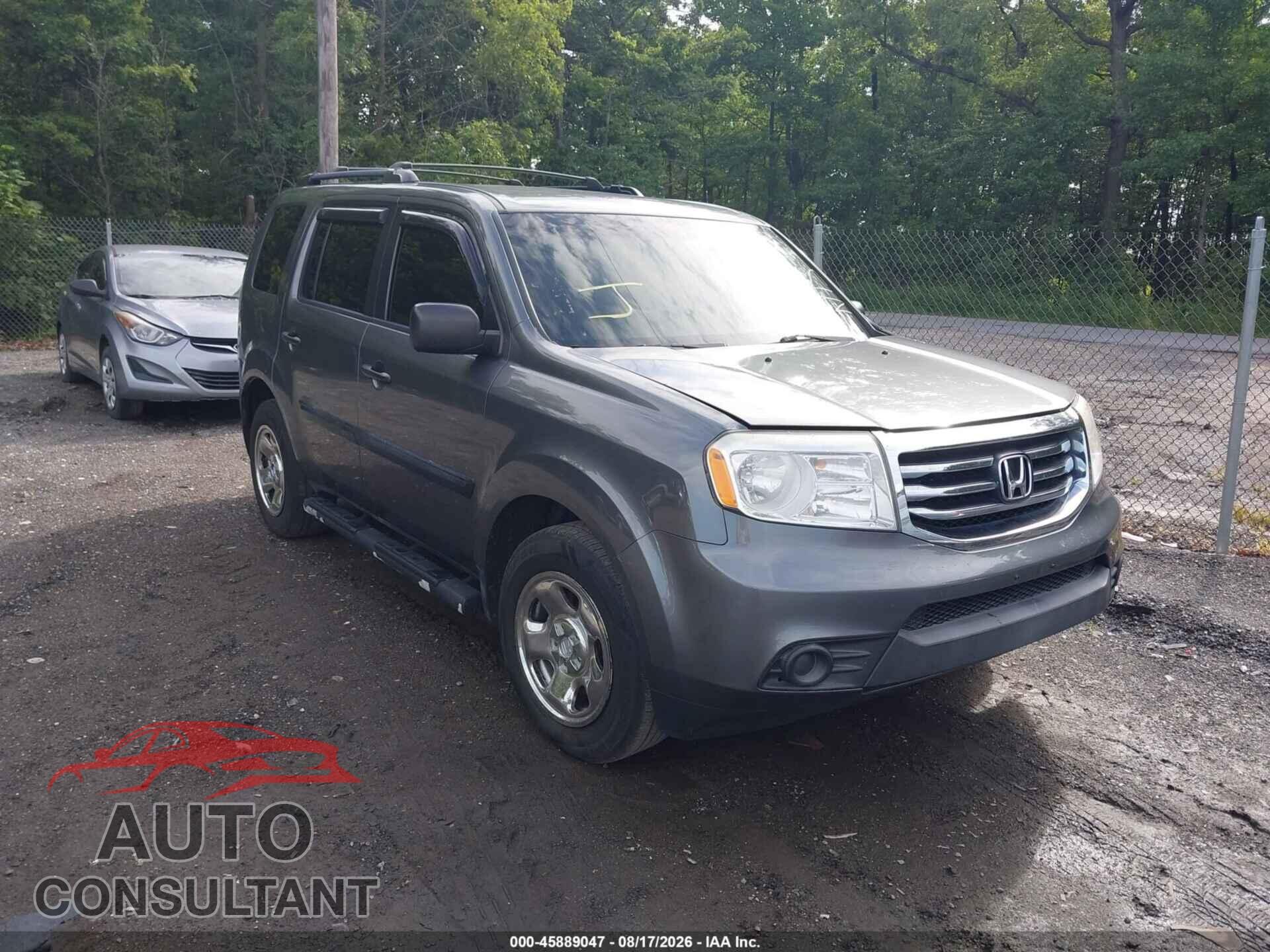 HONDA PILOT 2012 - 5FNYF4H28CB005094