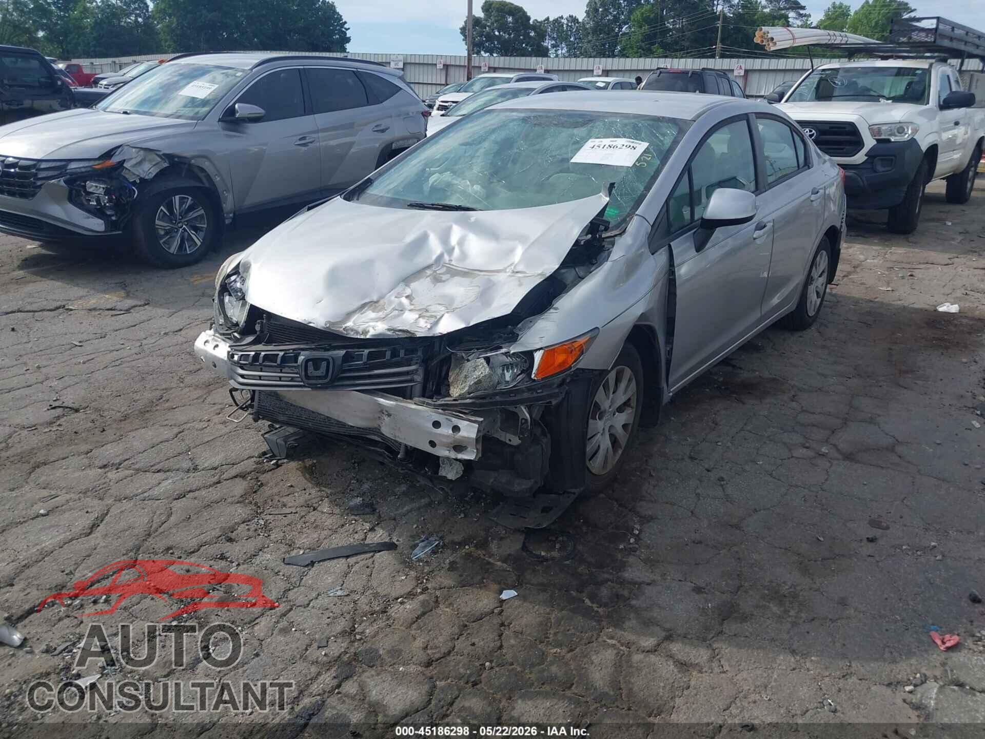 HONDA CIVIC 2012 - 19XFB2F5XCE018021