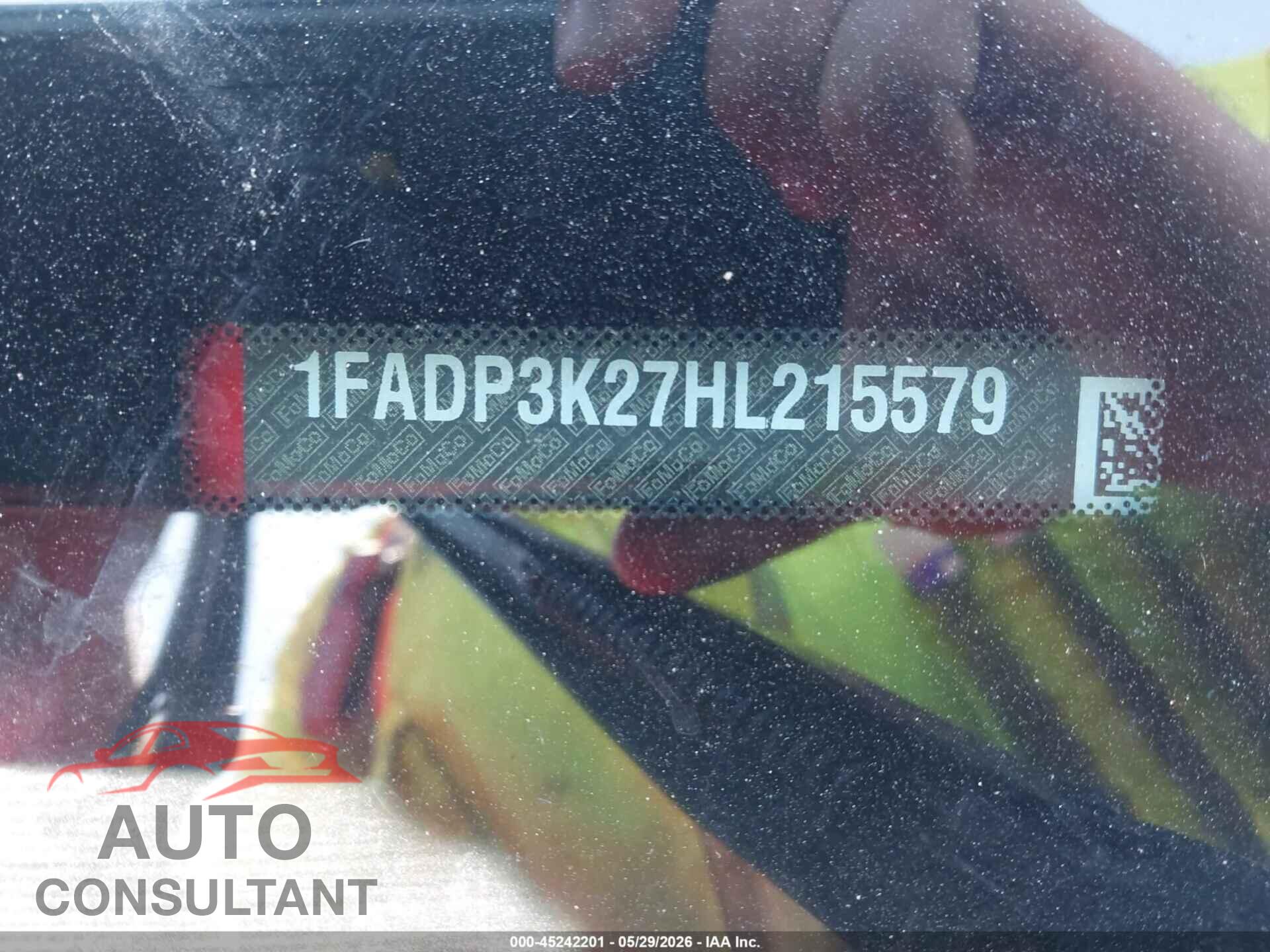 FORD FOCUS 2017 - 1FADP3K27HL215579
