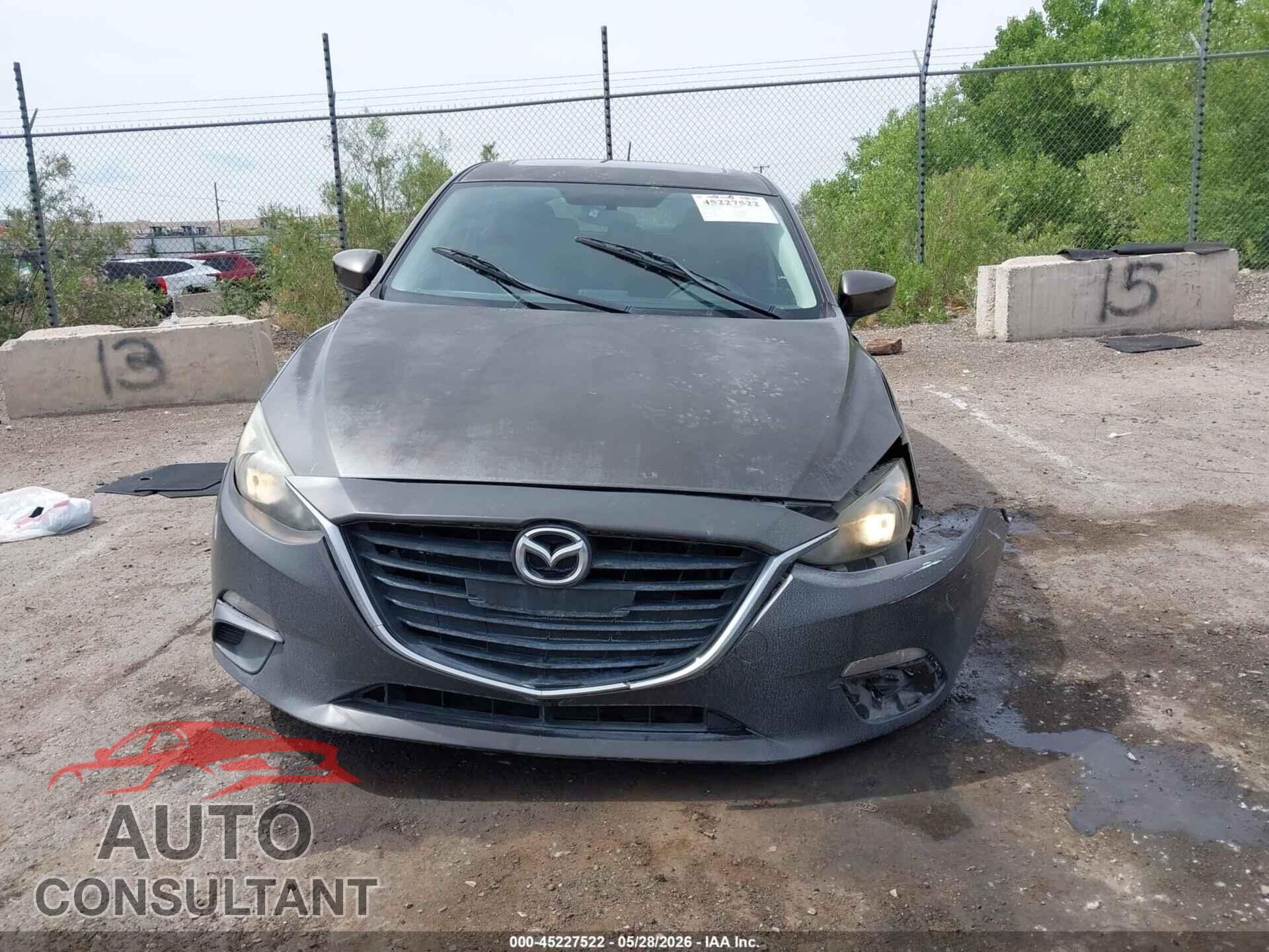 MAZDA MAZDA3 2014 - JM1BM1L72E1161091