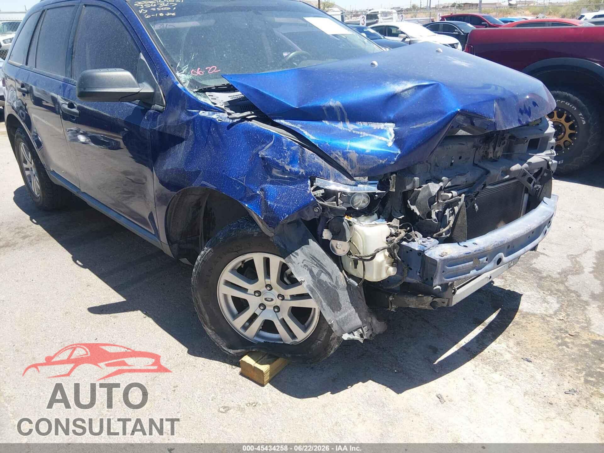 FORD EDGE 2013 - 2FMDK3GC0DBA58347