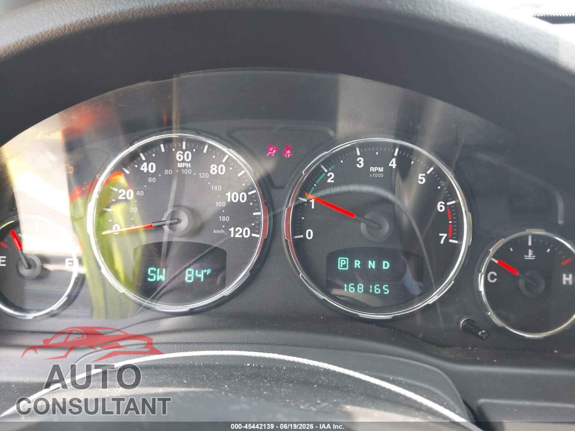 JEEP LIBERTY 2012 - 1C4PJLAK3CW166320