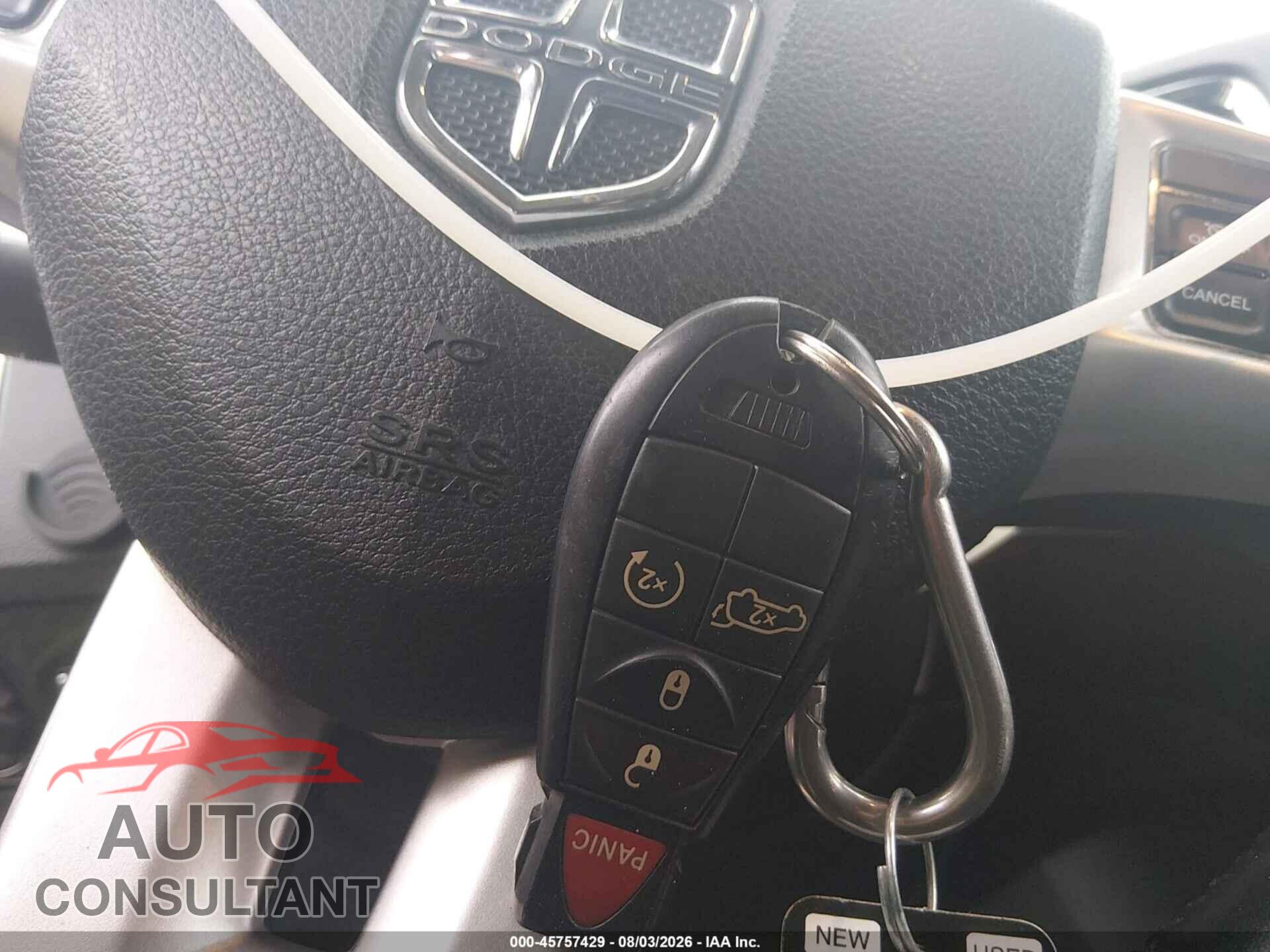 DODGE DURANGO 2012 - 1C4RDJDG5CC197923