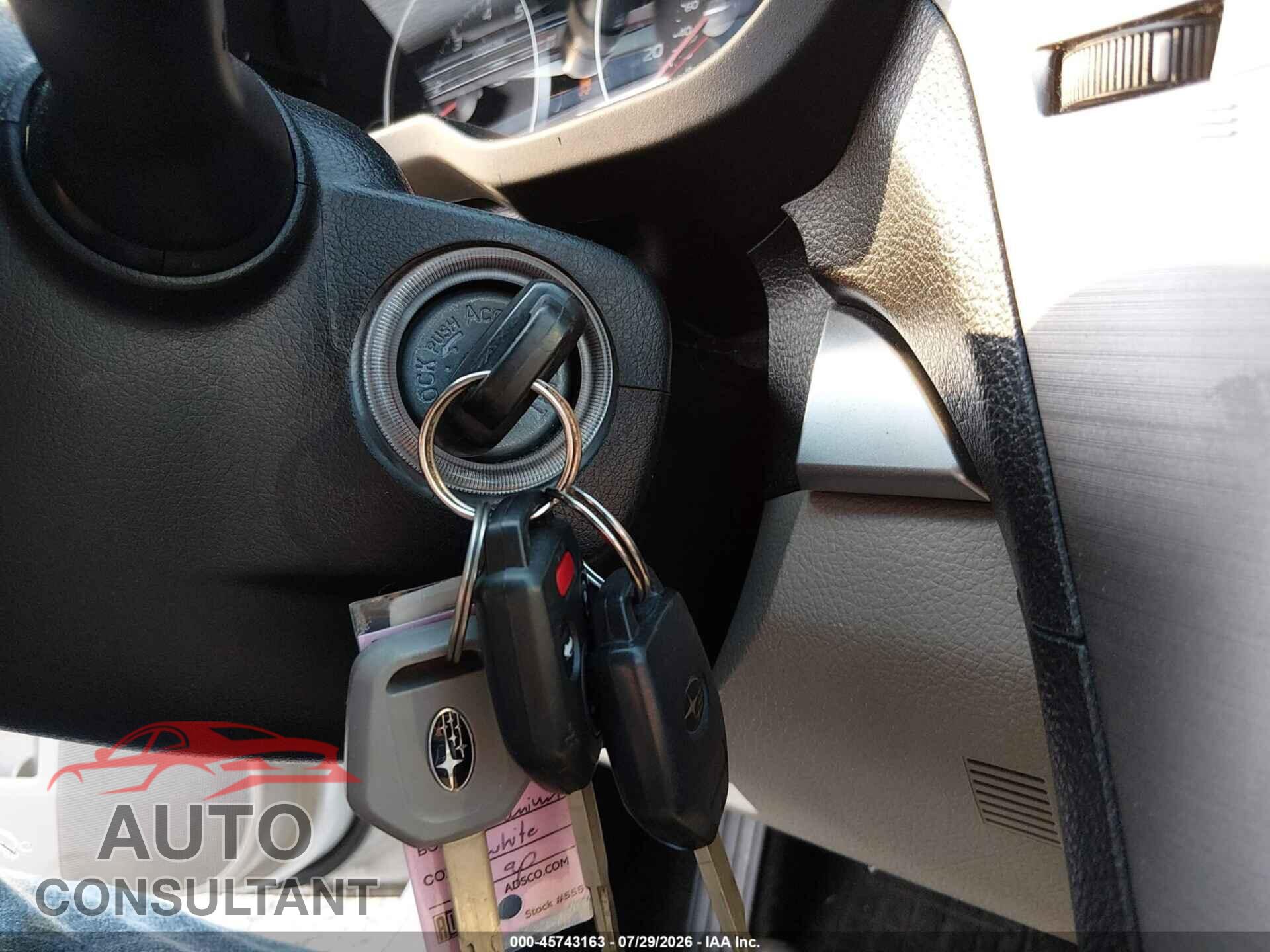 SUBARU OUTBACK 2013 - 4S4BRCCC3D3274105