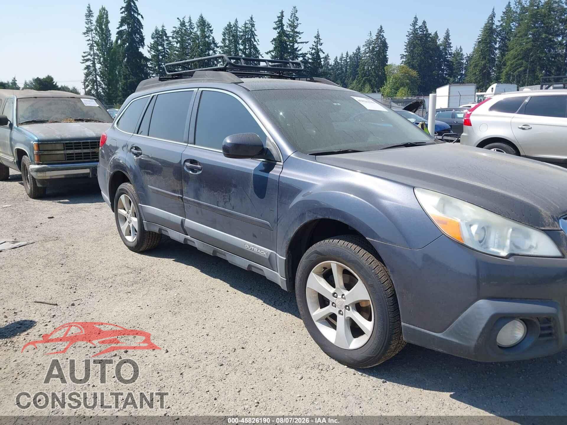 SUBARU OUTBACK 2013 - 4S4BRBCC2D3322543