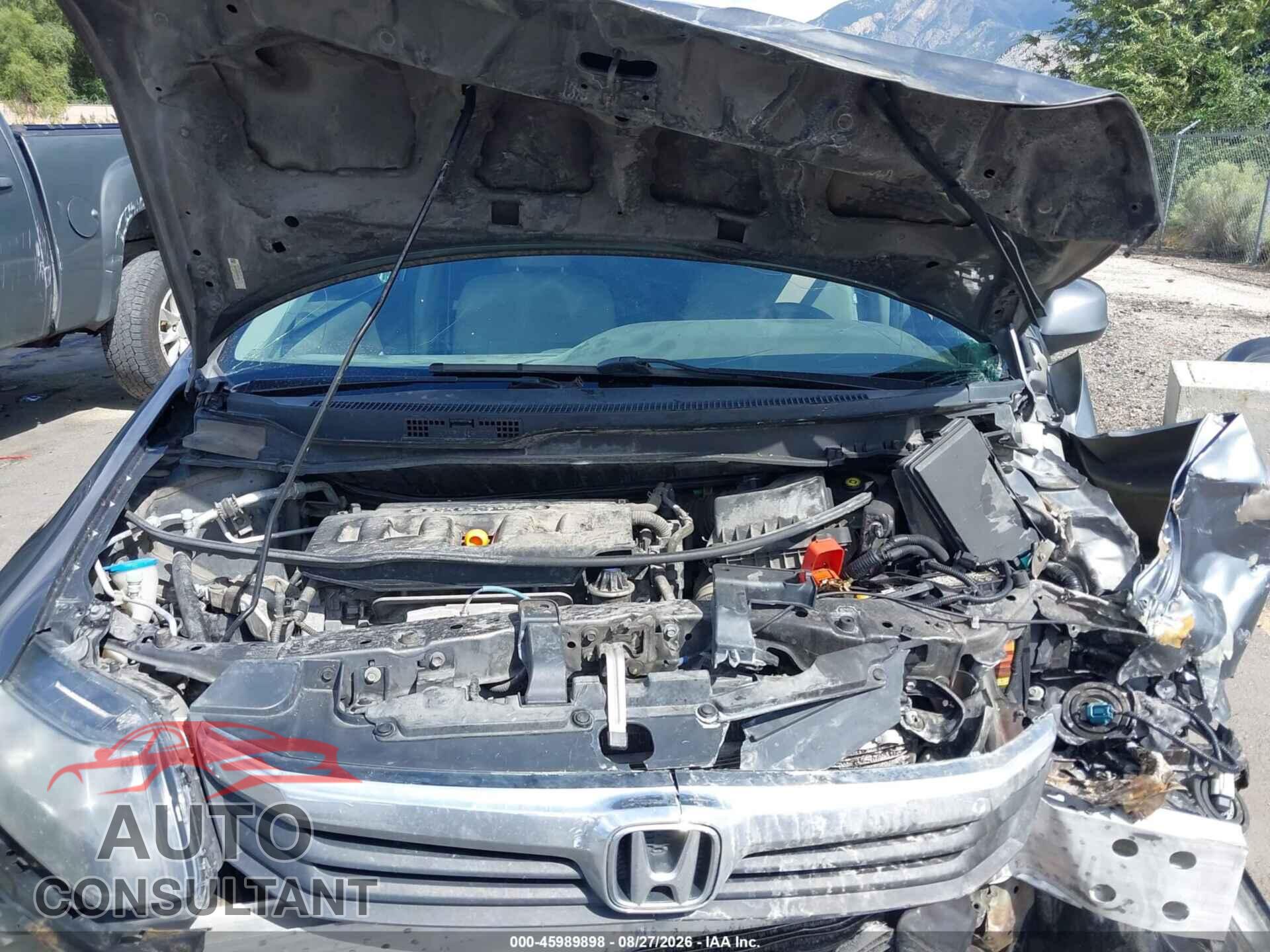 HONDA CIVIC 2012 - 19XFB2F56CE010921