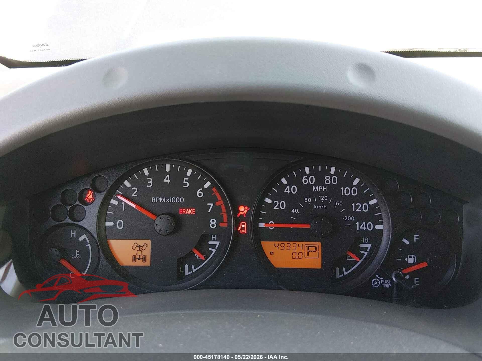 NISSAN FRONTIER 2017 - 1N6AD0EV4HN754253