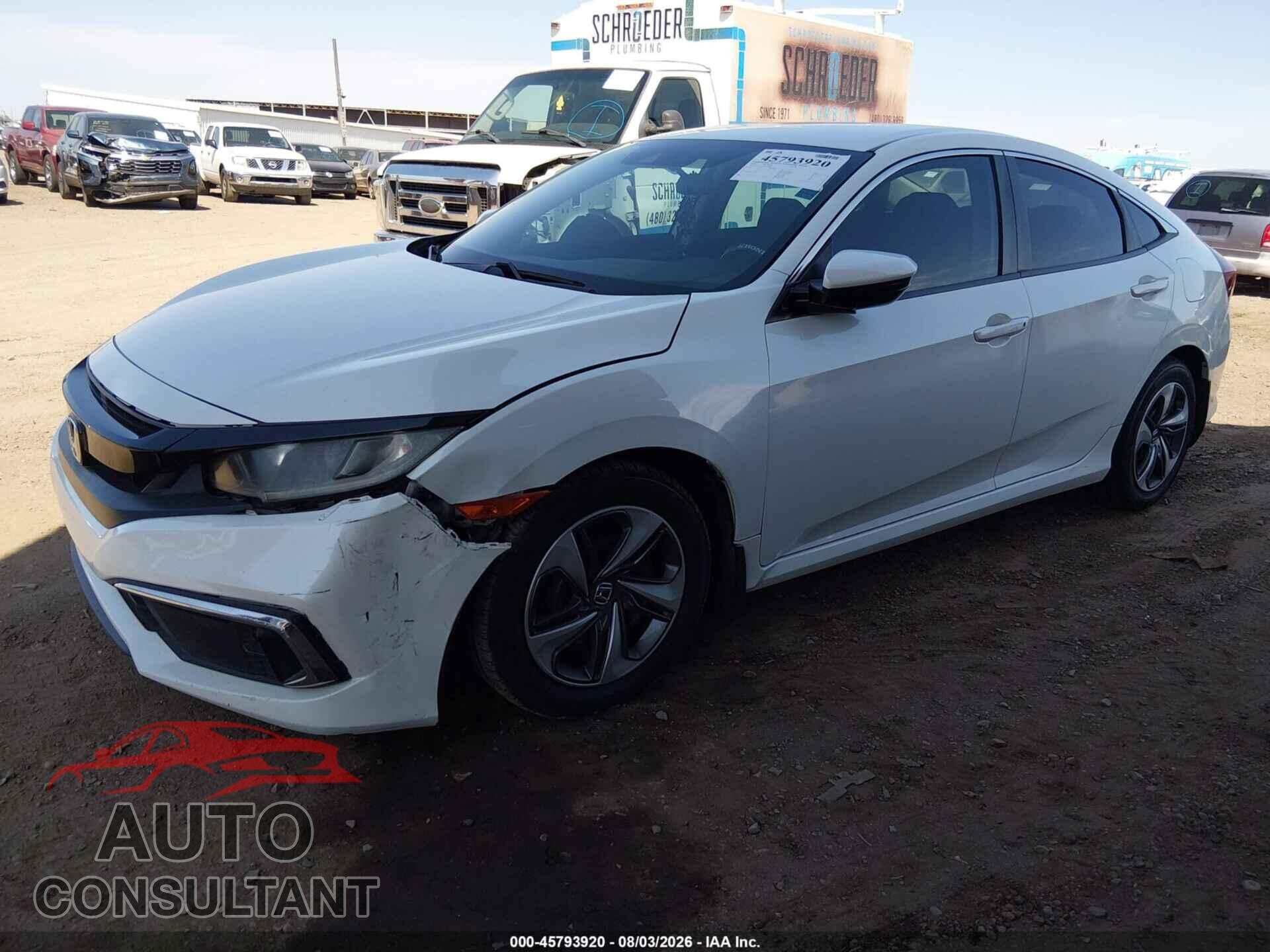 HONDA CIVIC 2019 - 19XFC2F65KE035488