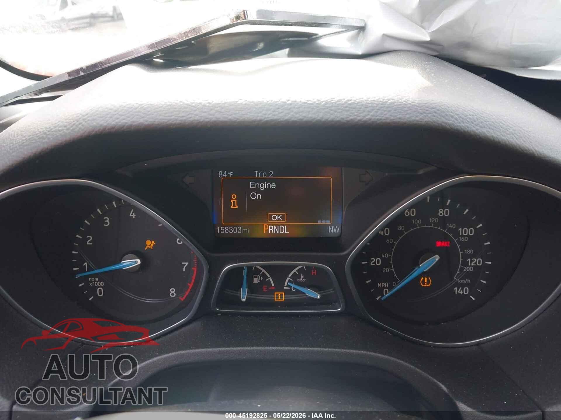 FORD FOCUS 2016 - 1FADP3F21GL396946