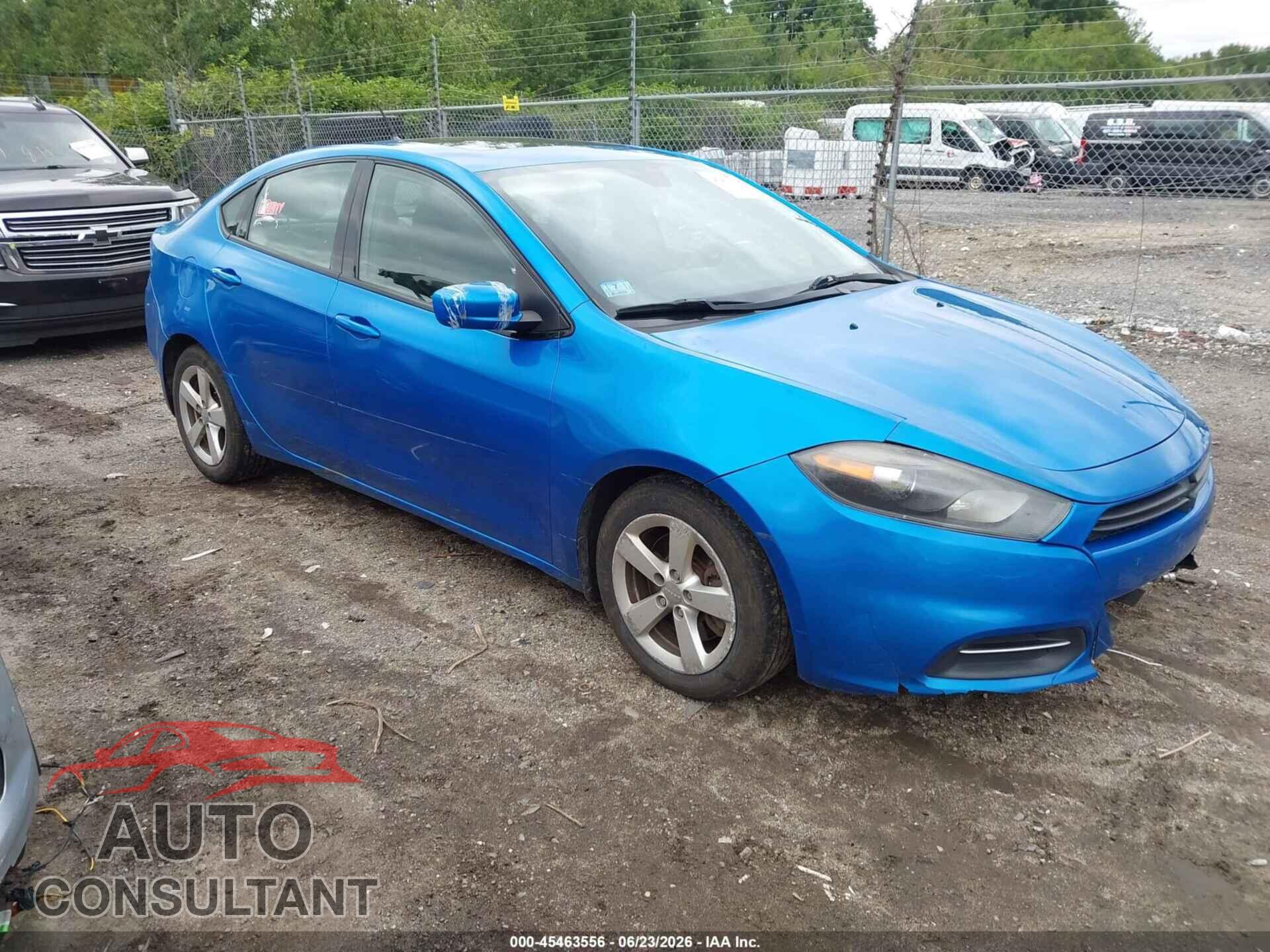 DODGE DART 2015 - 1C3CDFBB4FD266775
