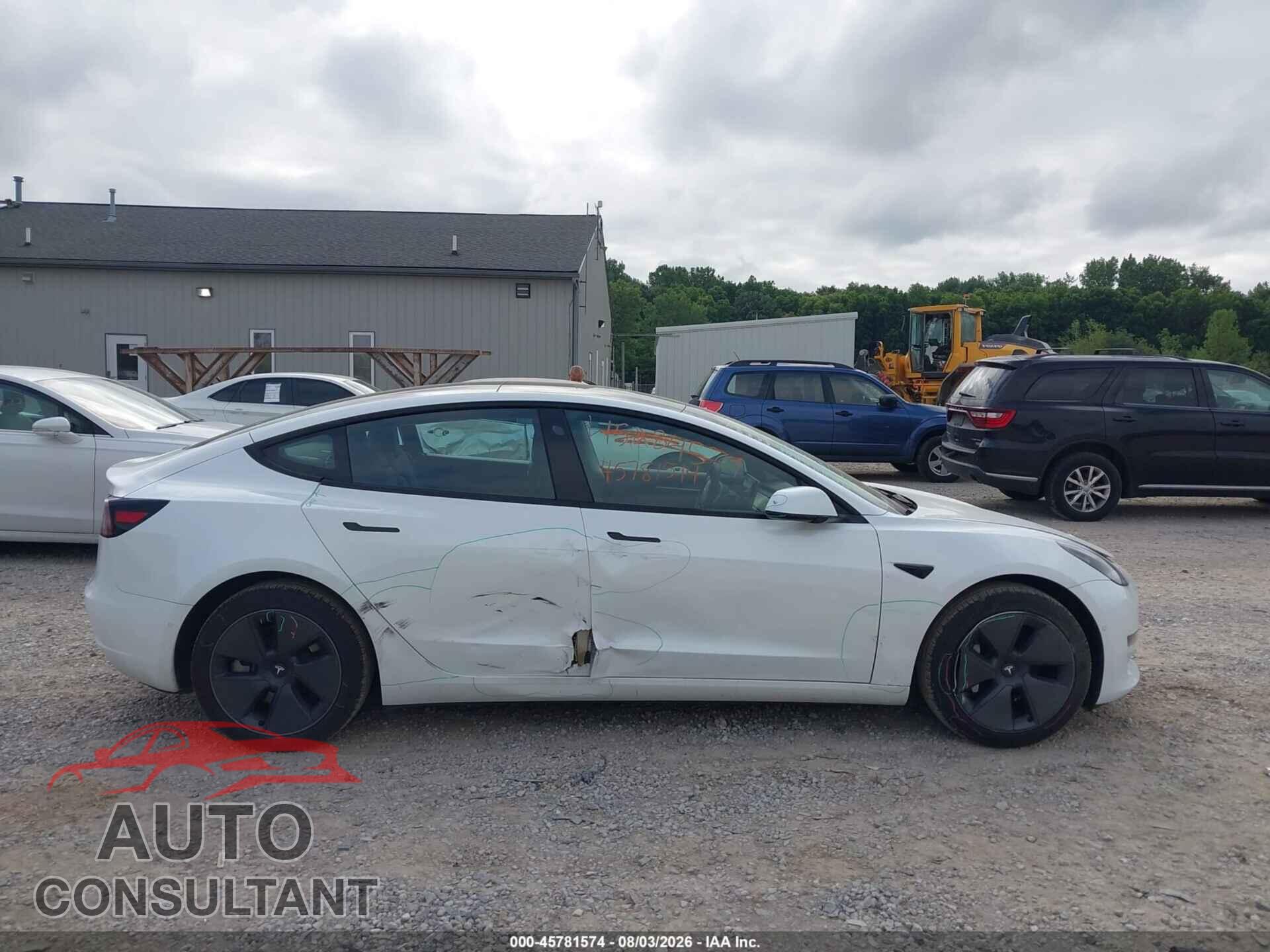 TESLA MODEL 3 2022 - 5YJ3E1EB6NF204096