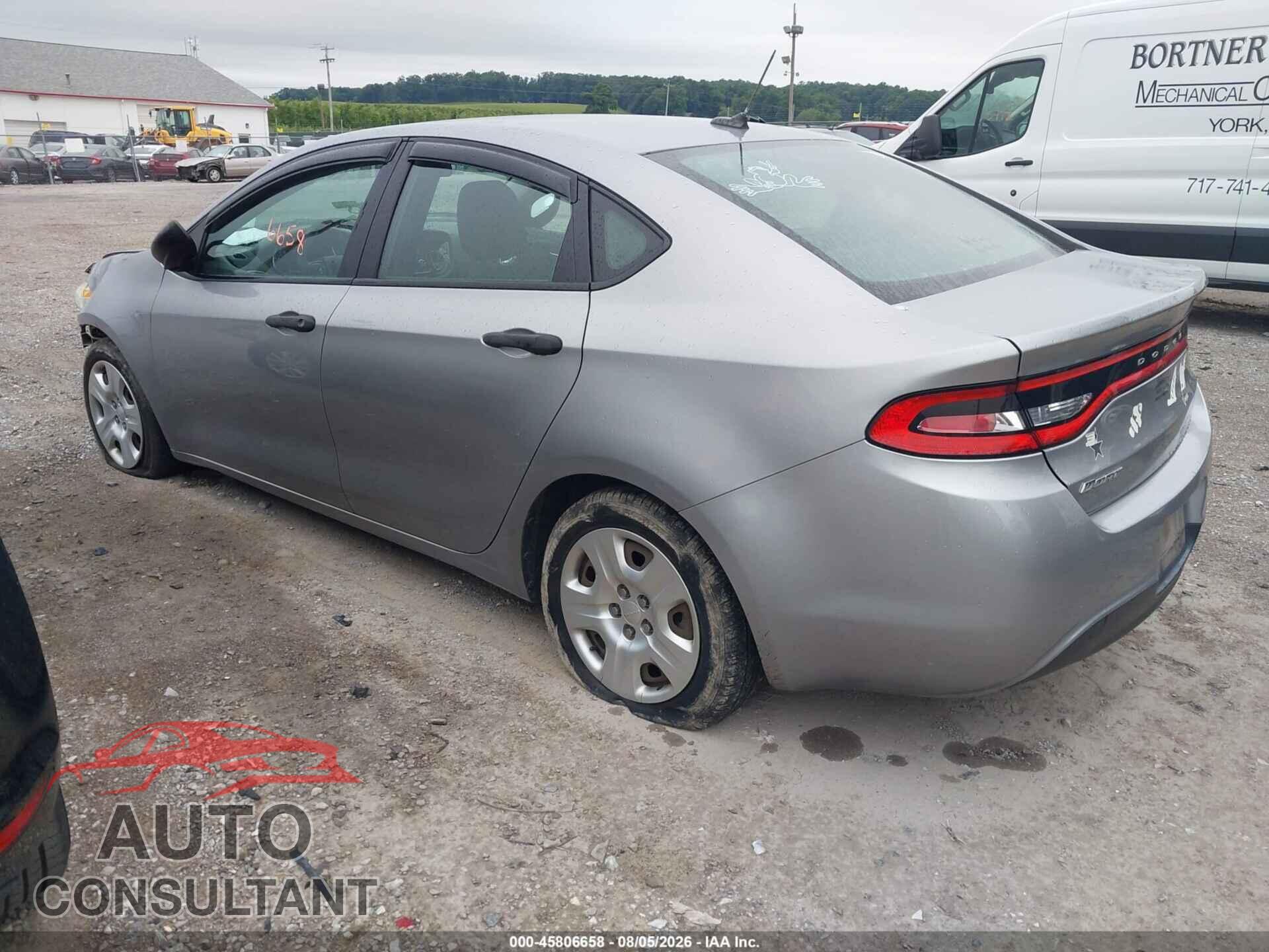 DODGE DART 2014 - 1C3CDFAA5ED916754