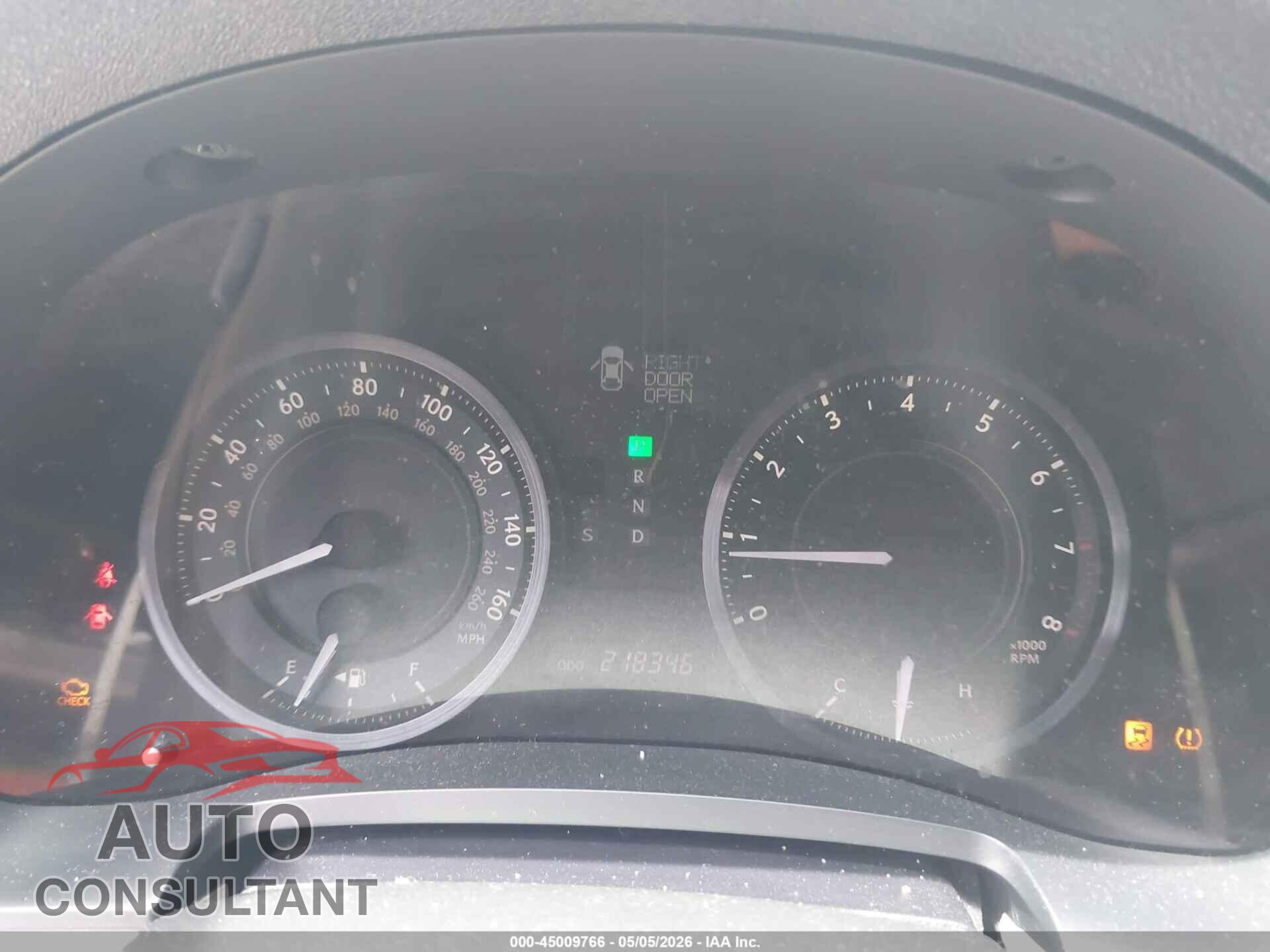 LEXUS IS 250C 2010 - JTHFF2C29A2507243