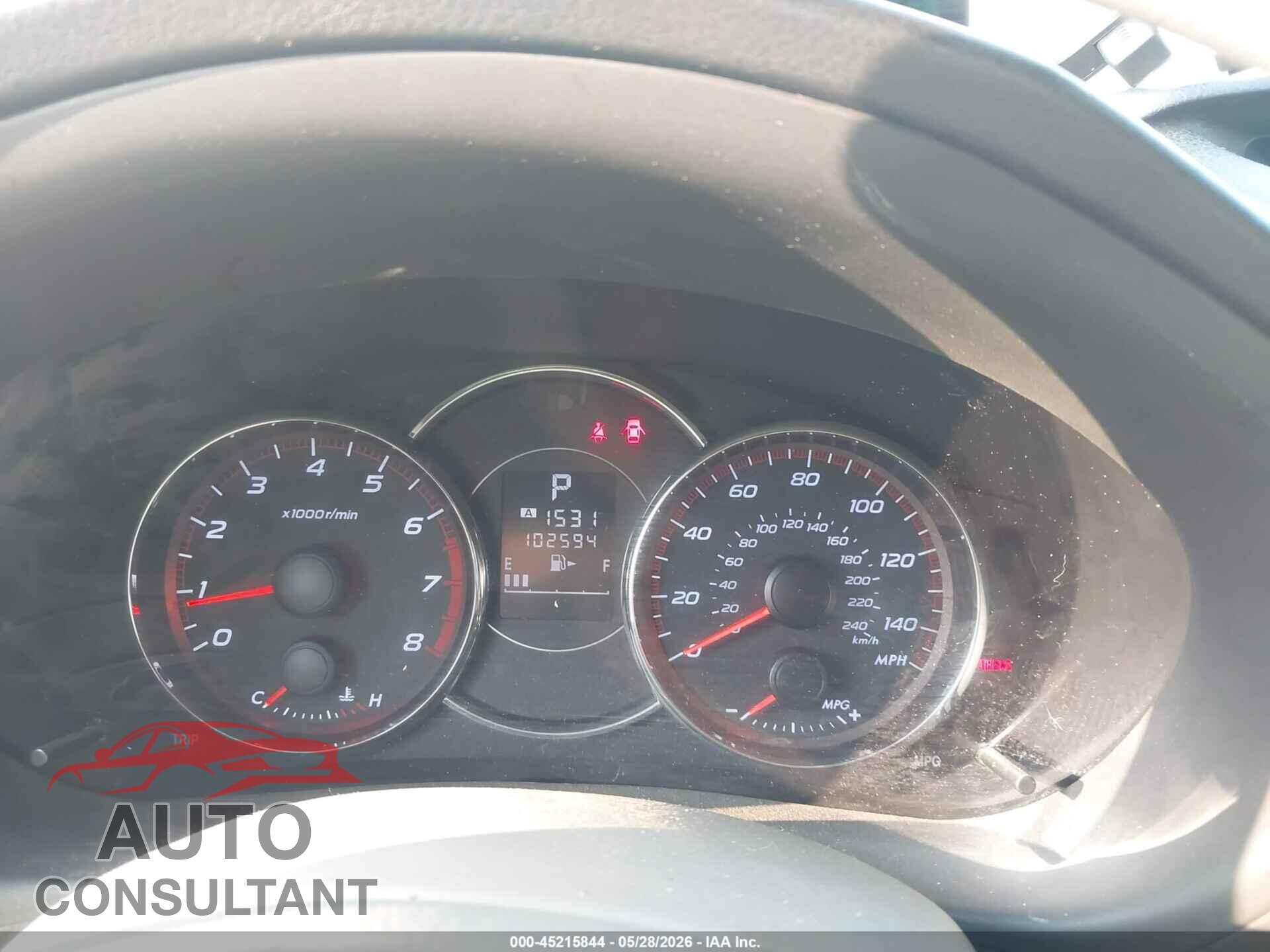 SUBARU FORESTER 2012 - JF2SHBGC2CH455405