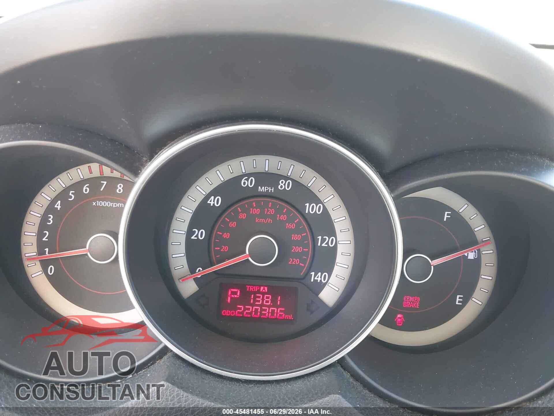 KIA FORTE 2011 - KNAFT4A28B5359463