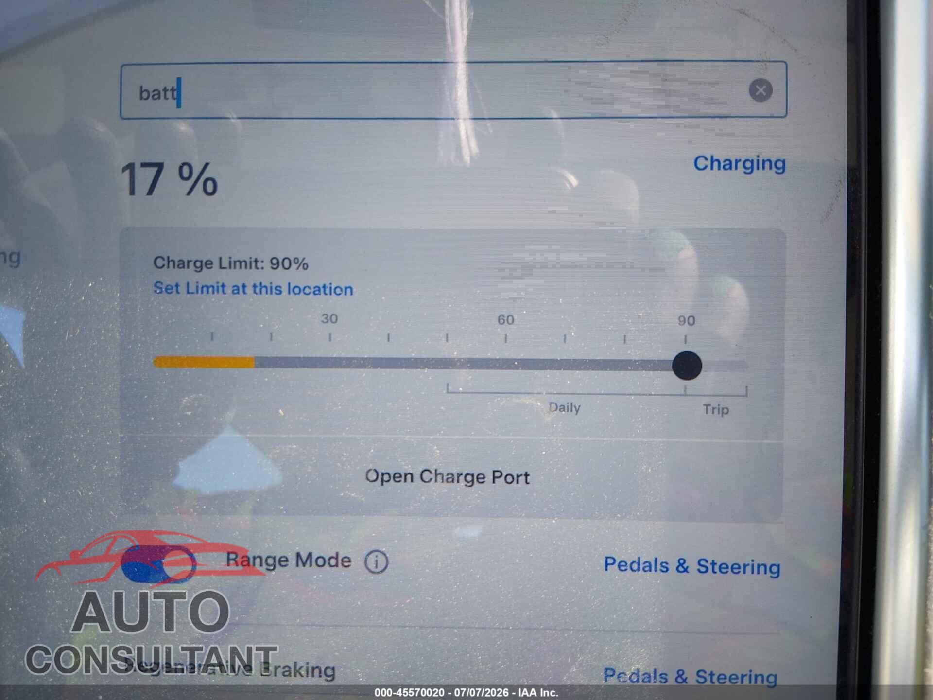 TESLA MODEL S 2015 - 5YJSA1H47FF083990
