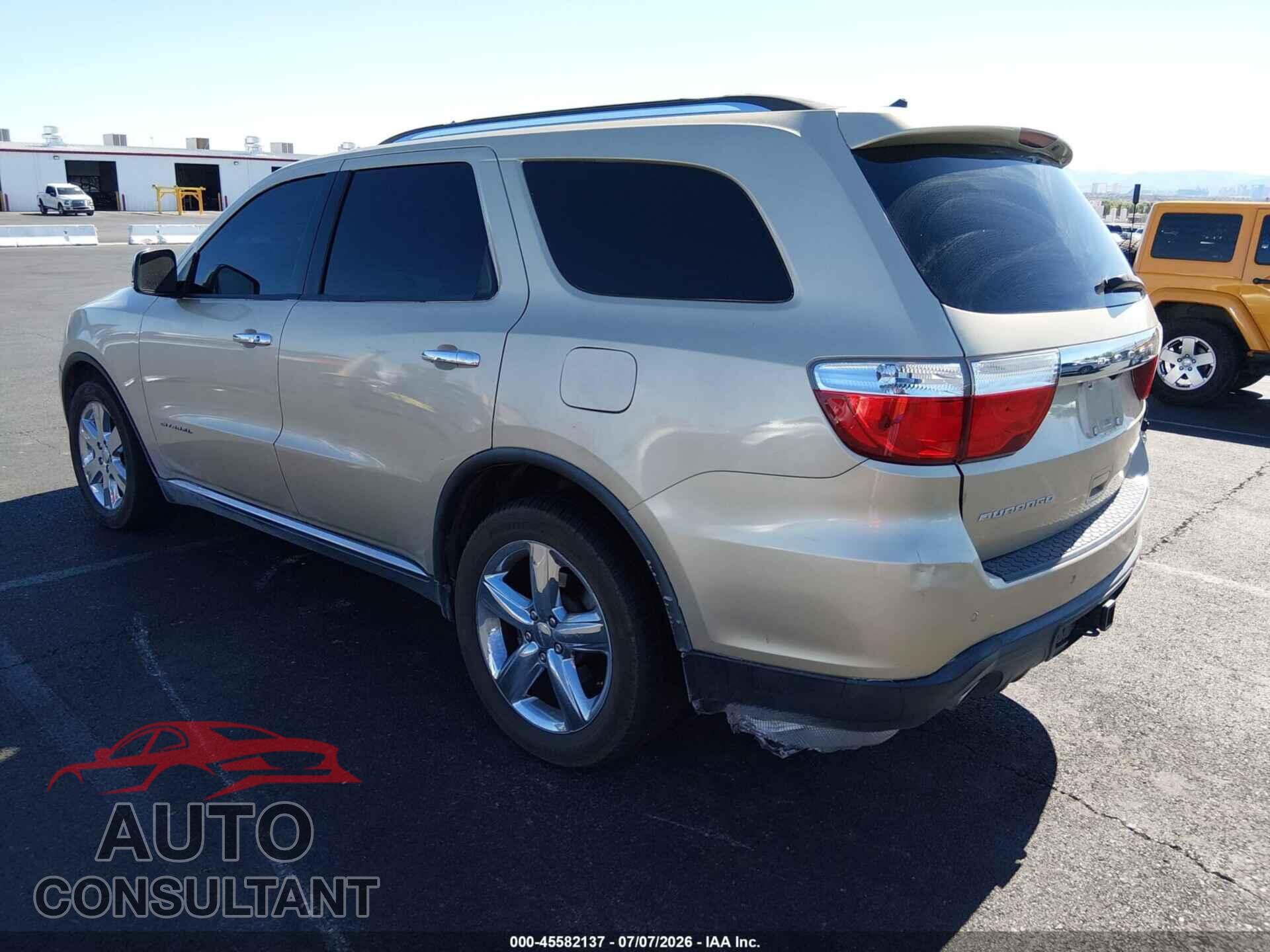 DODGE DURANGO 2011 - 1D4SD5GT8BC592861
