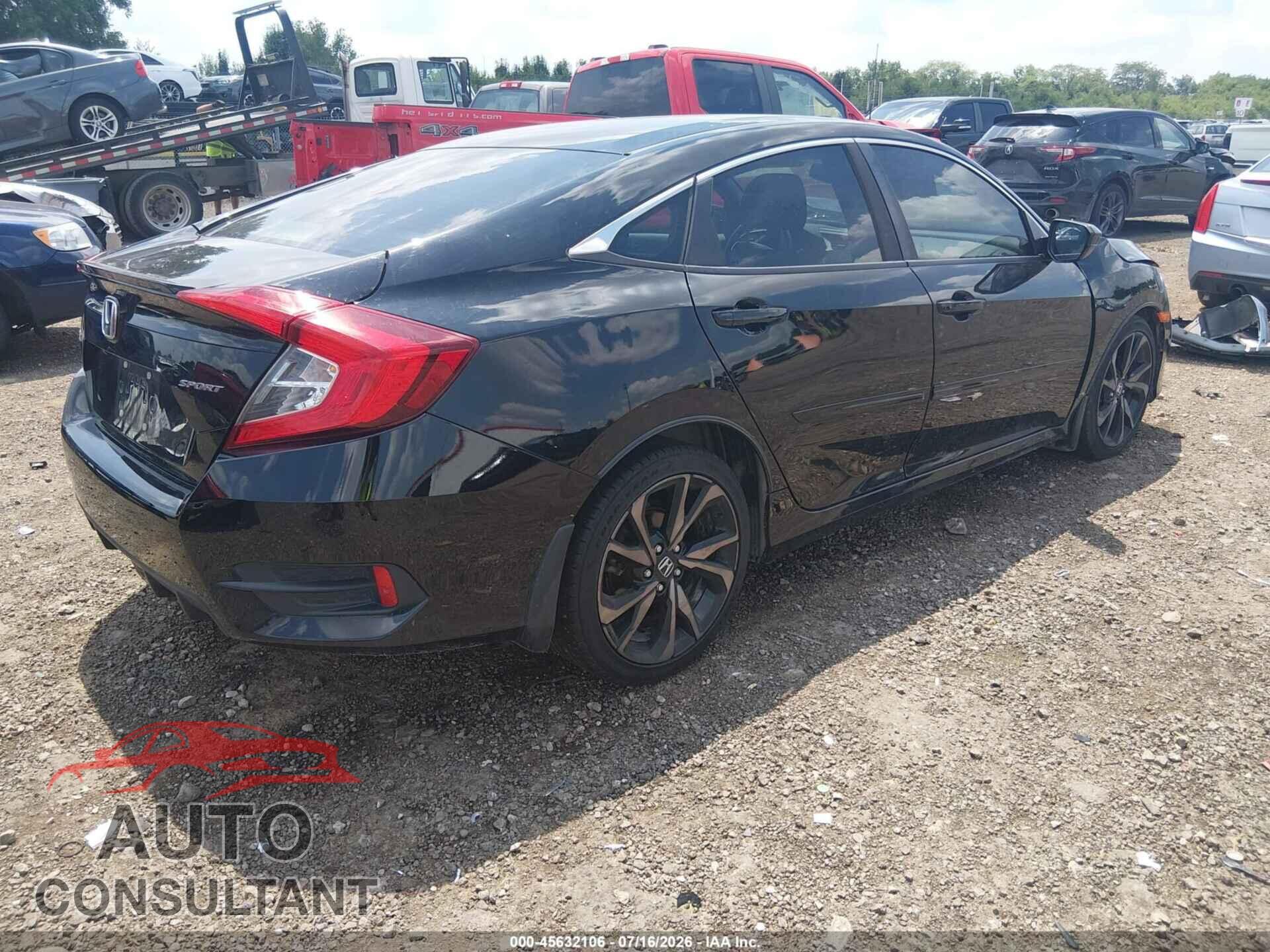 HONDA CIVIC 2019 - 2HGFC2F87KH604705