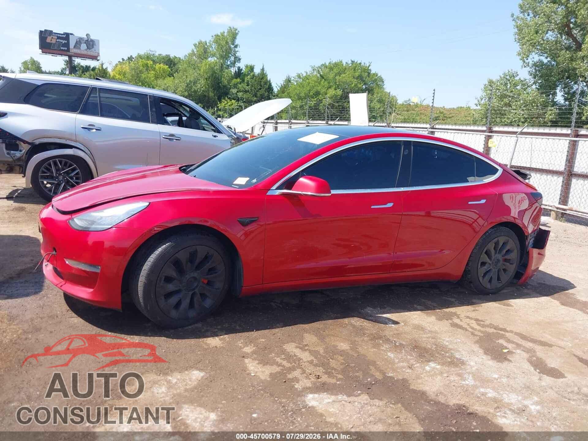 TESLA MODEL 3 2019 - 5YJ3E1EA1KF307638