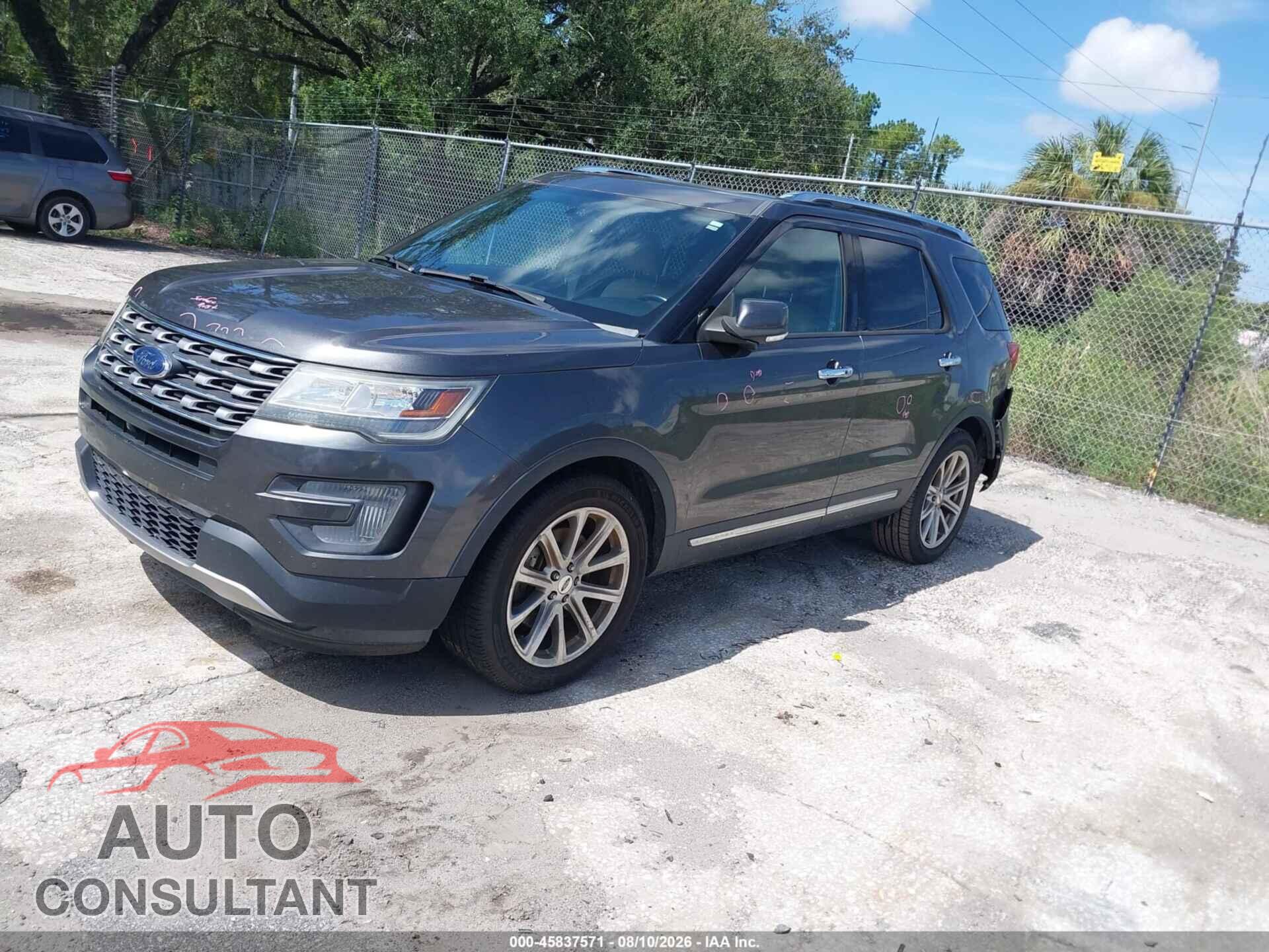 FORD EXPLORER 2017 - 1FM5K7F80HGC34045