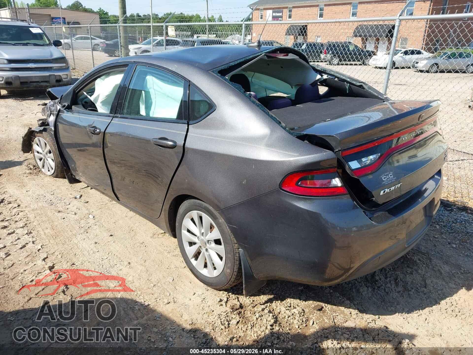 DODGE DART 2014 - 1C3CDFBB2ED822287