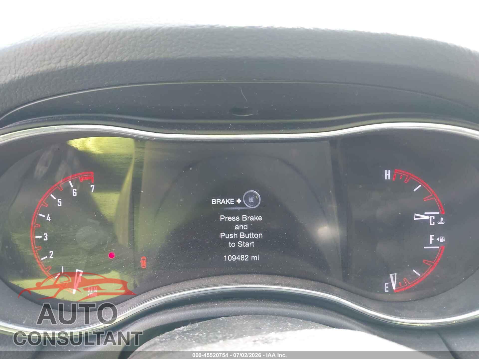 DODGE DURANGO 2017 - 1C4RDJDG7HC820580