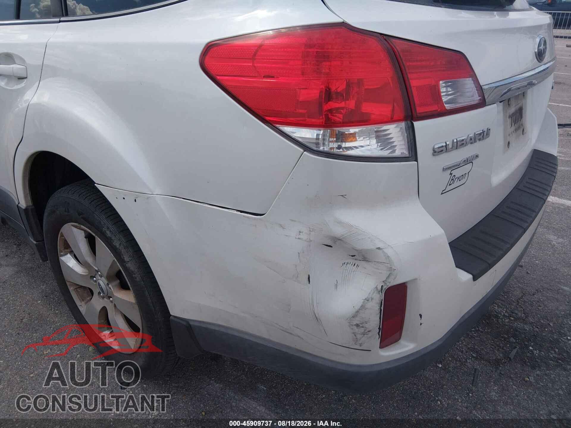 SUBARU OUTBACK 2011 - 4S4BRBLC1B3432433