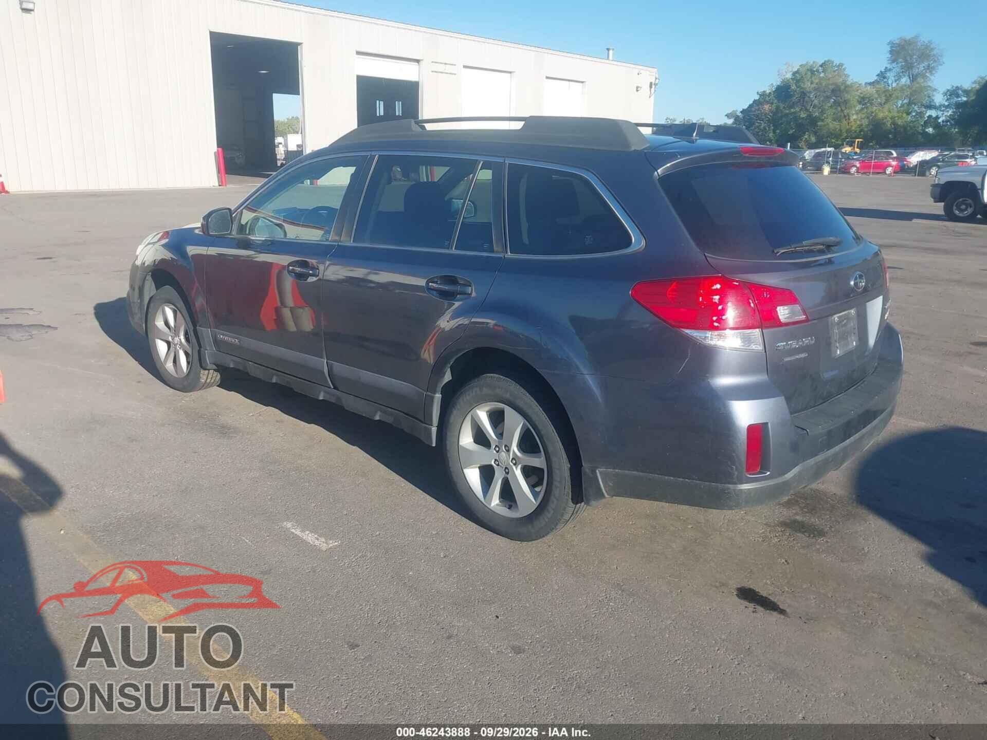SUBARU OUTBACK 2014 - 4S4BRBCC3E3282314