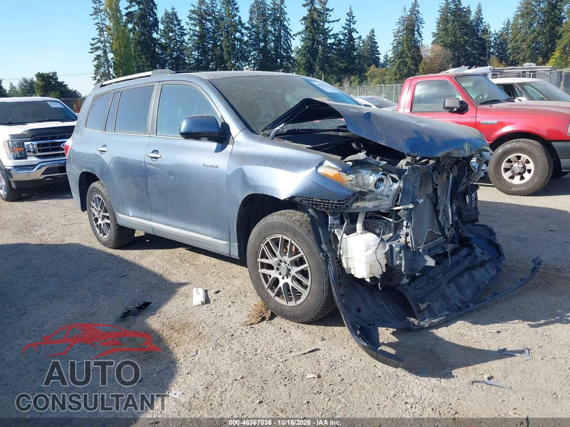 TOYOTA HIGHLANDER 2013 - 5TDDK3EH8DS220355