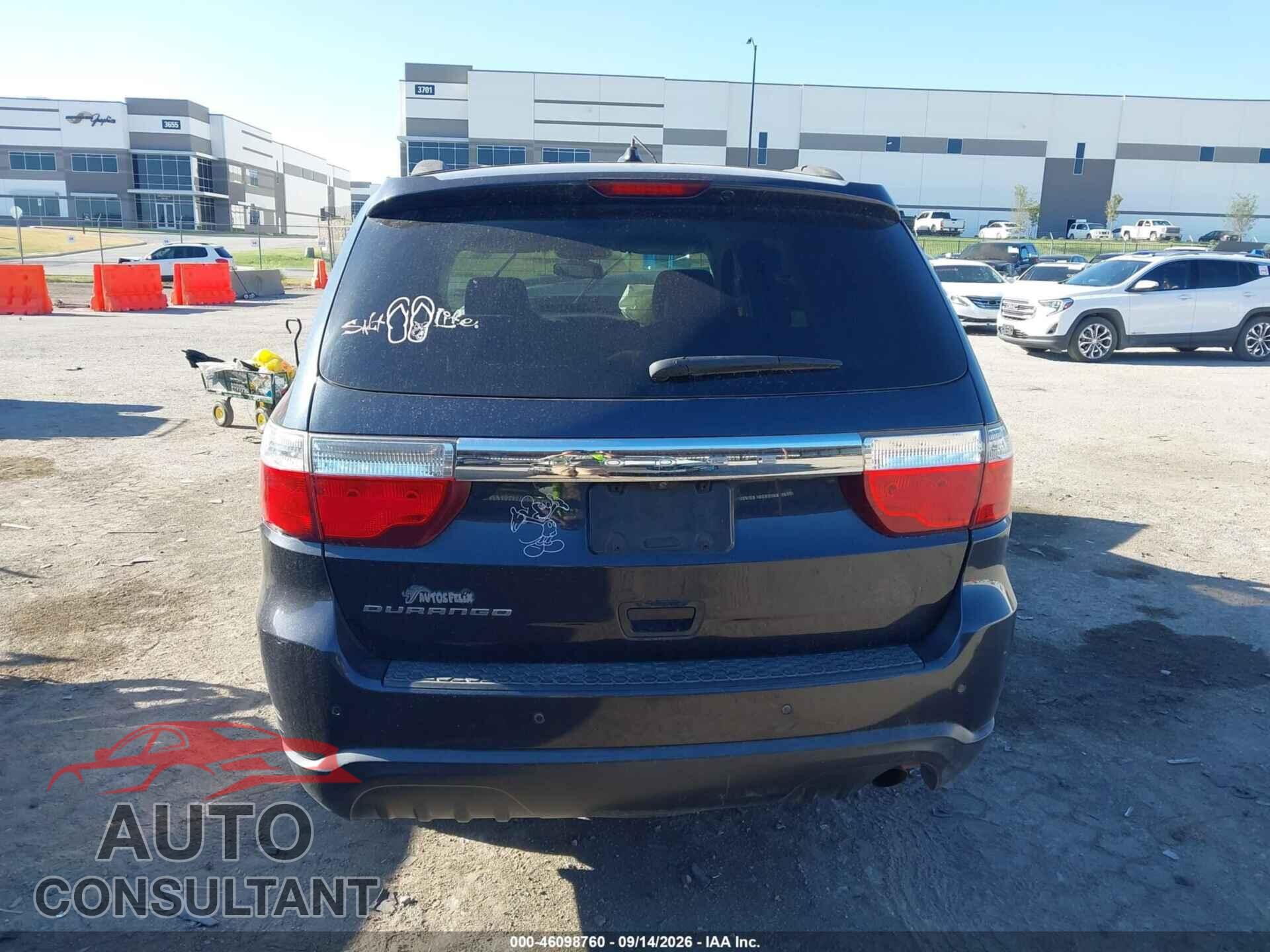 DODGE DURANGO 2013 - 1C4RDHAG5DC683565