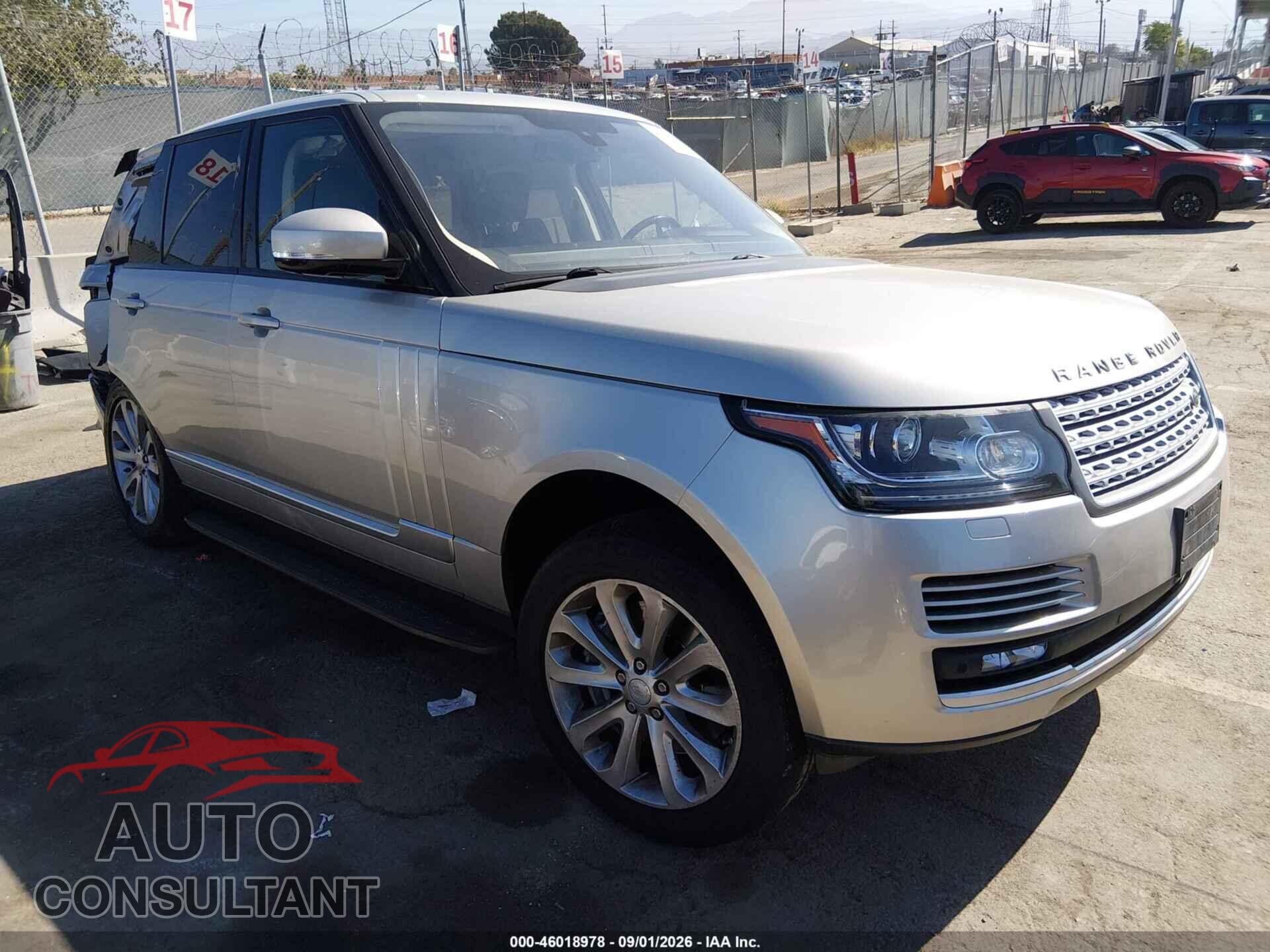 LAND ROVER RANGE ROVER 2016 - SALGS2VF9GA253283