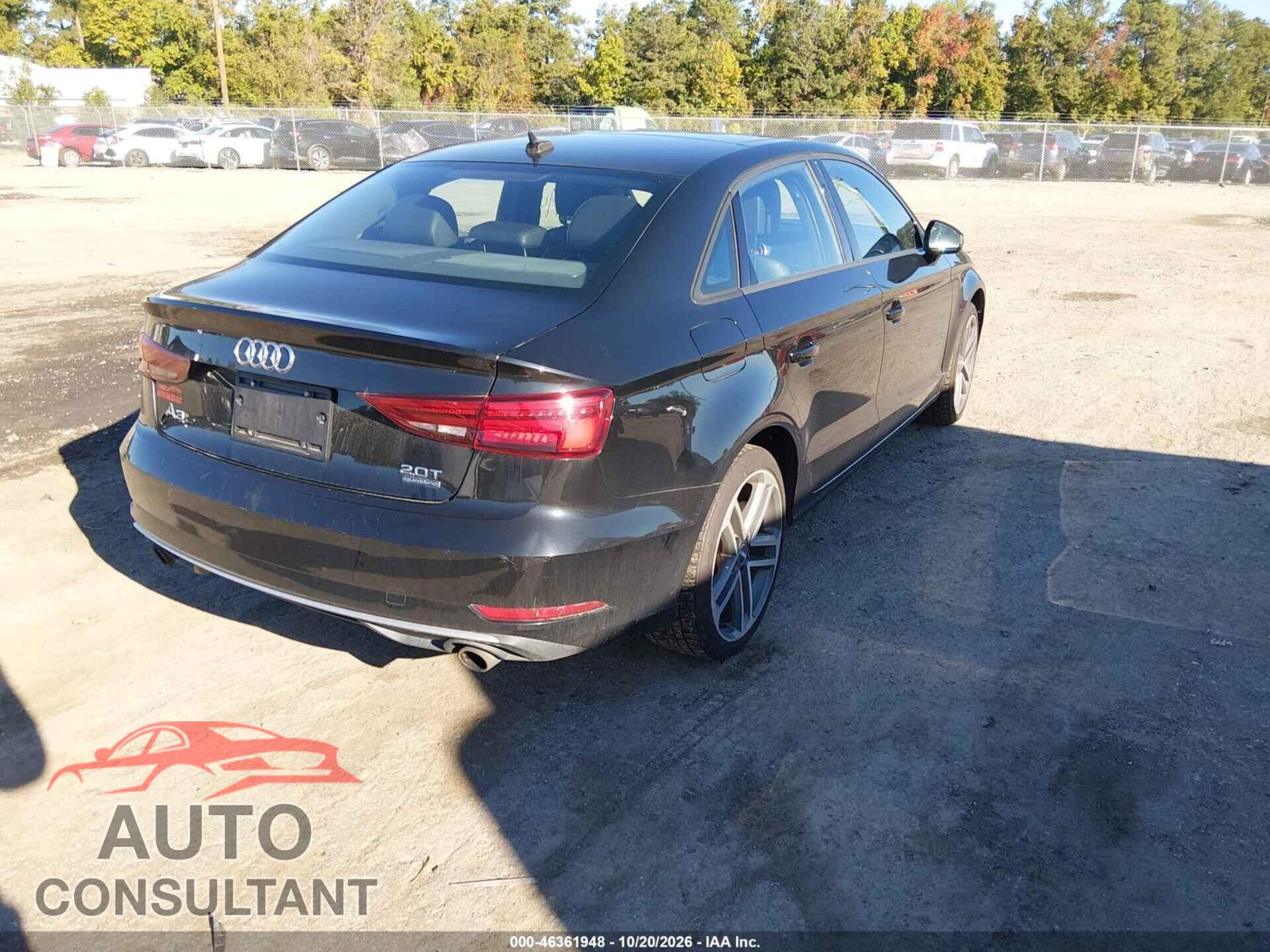 AUDI A3 2017 - WAUB8GFF1H1023988