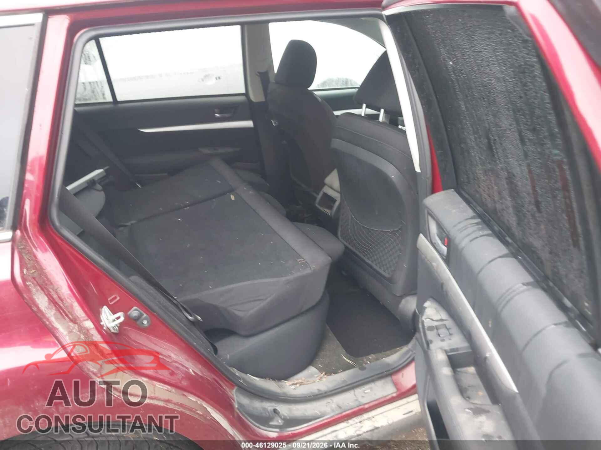 SUBARU OUTBACK 2012 - 4S4BRCCC0C3286369